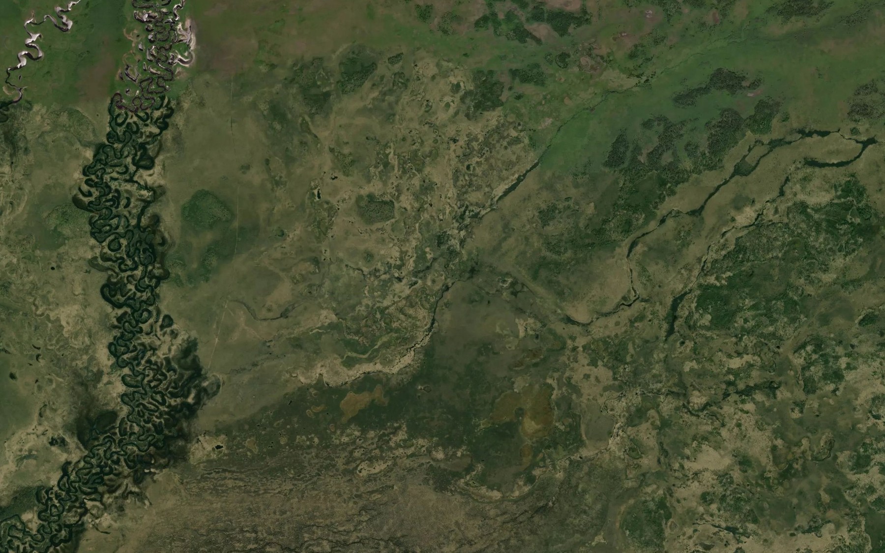 Satellite map of the Malyy Magnitnyy