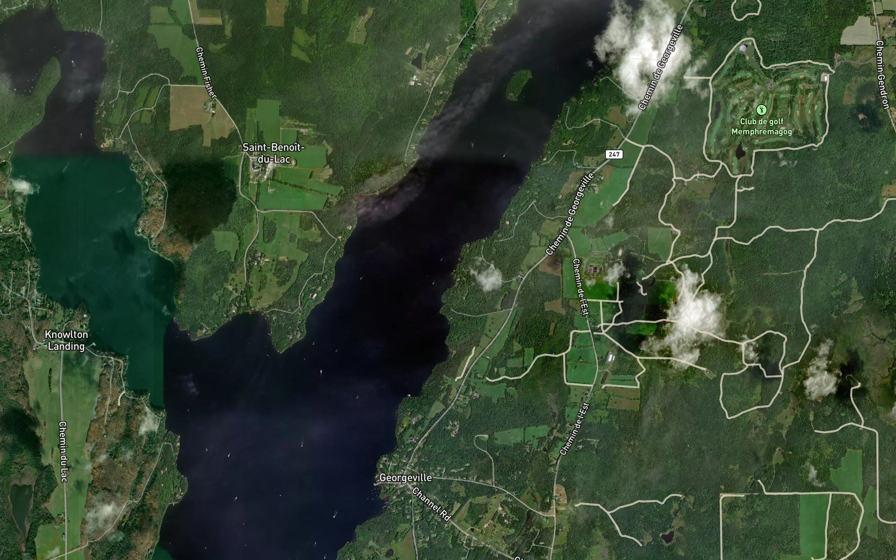 Satellite map of the Baie Birch