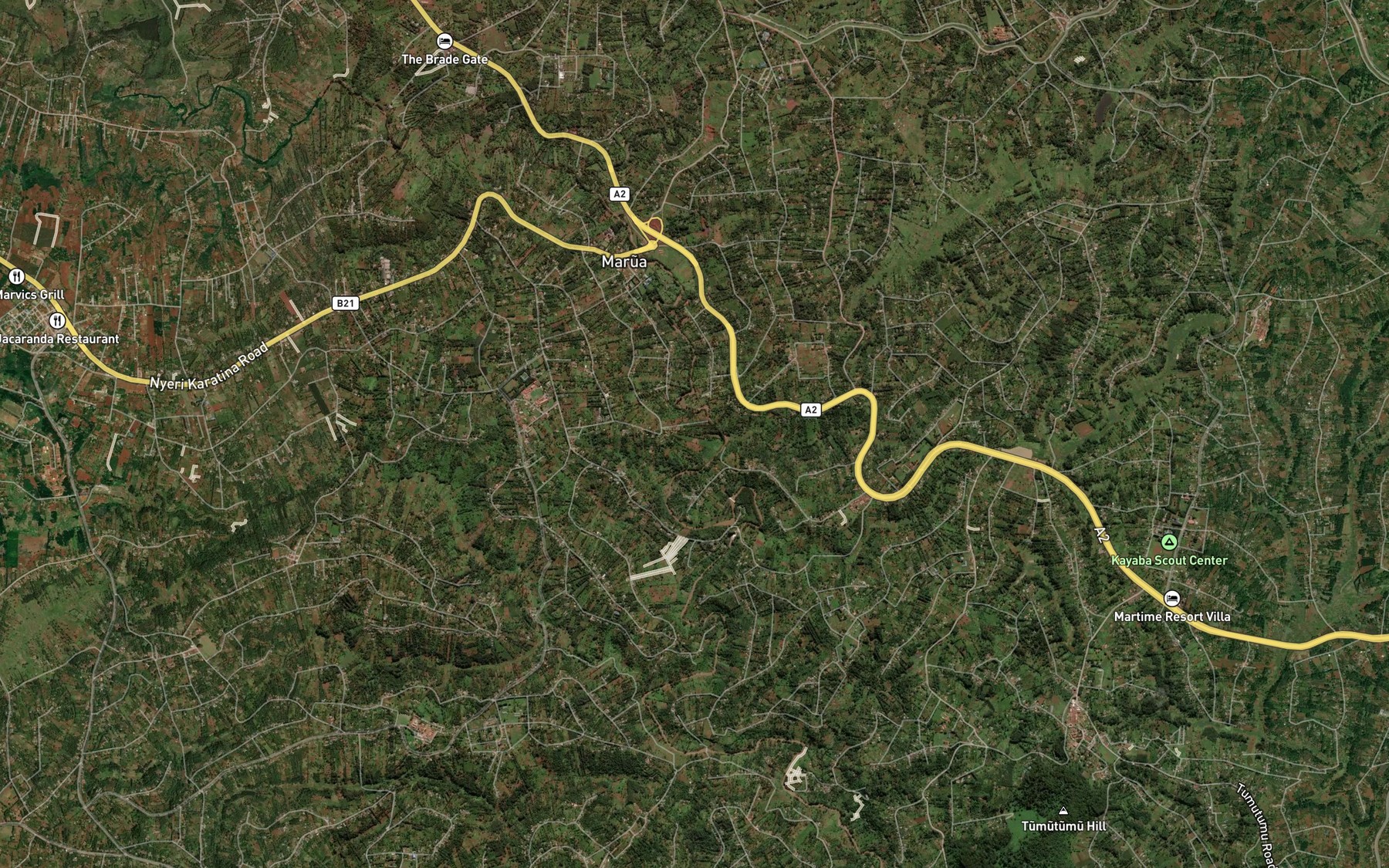 Satellite map of the Hohwe