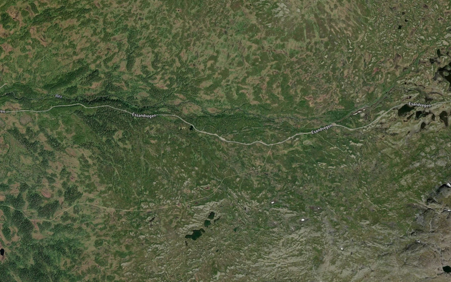 Satellite map of the Storbekken