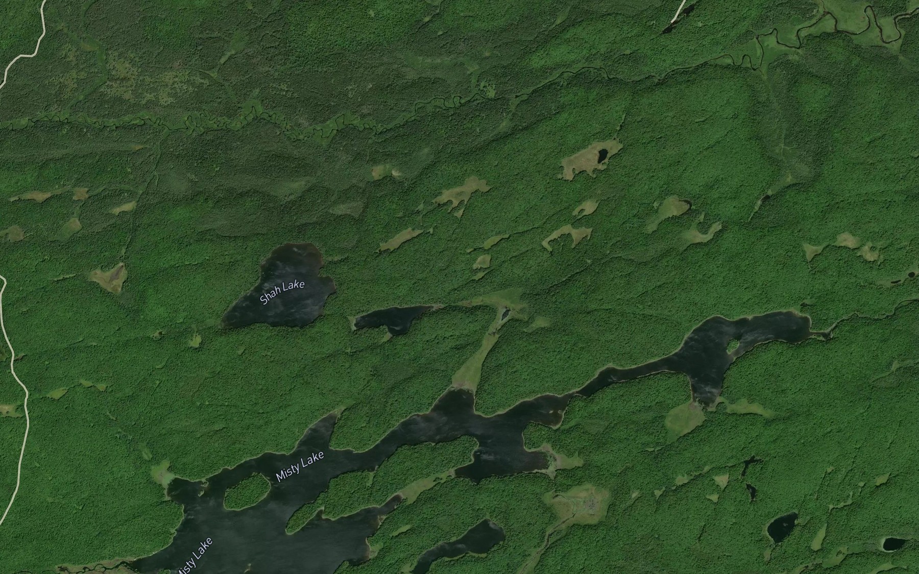 Satellite map of the Pandion Pond