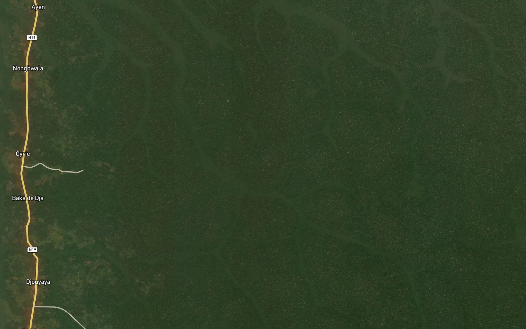 Satellite map of the Ndyek