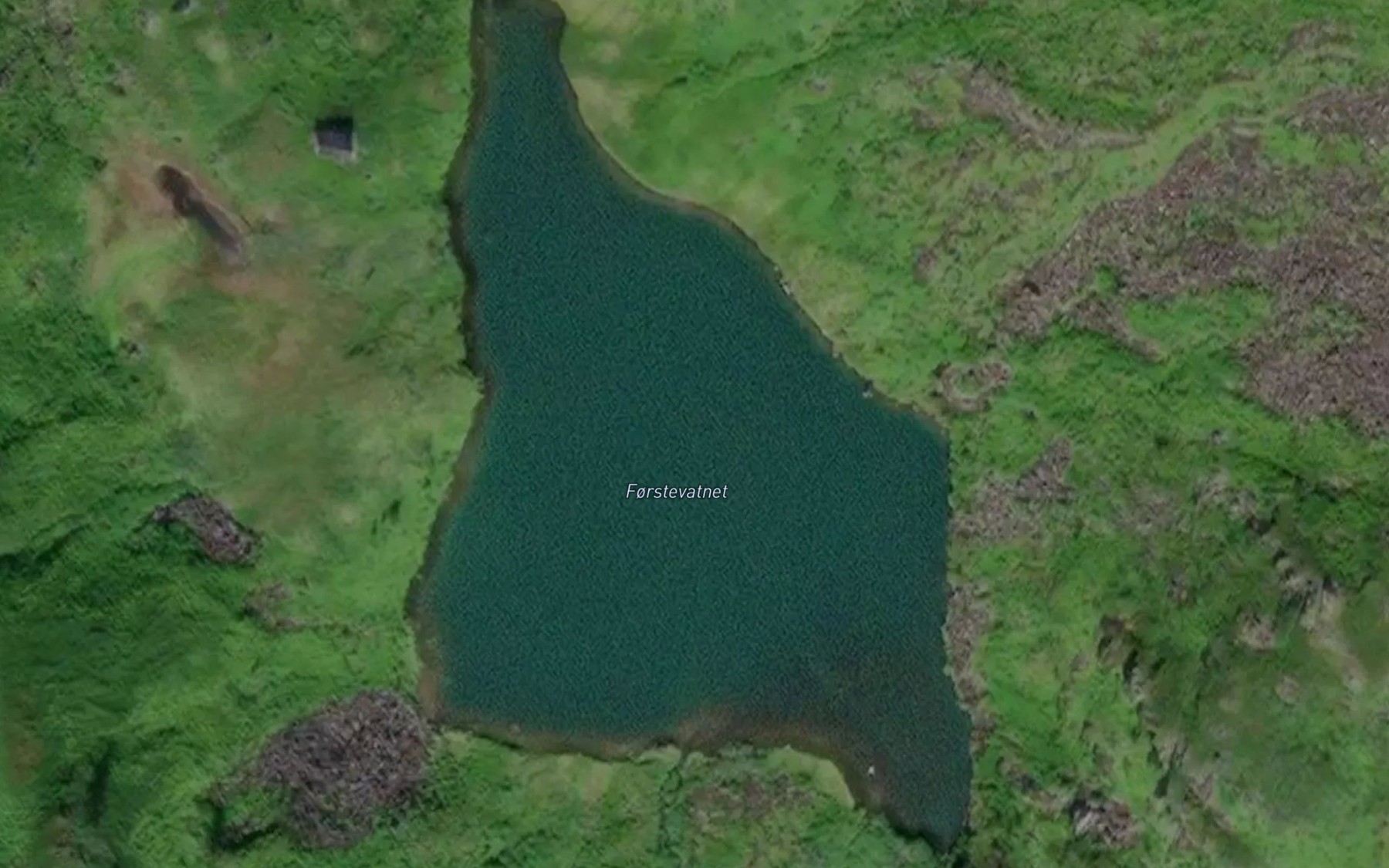 Satellite map of the Forstevatnet