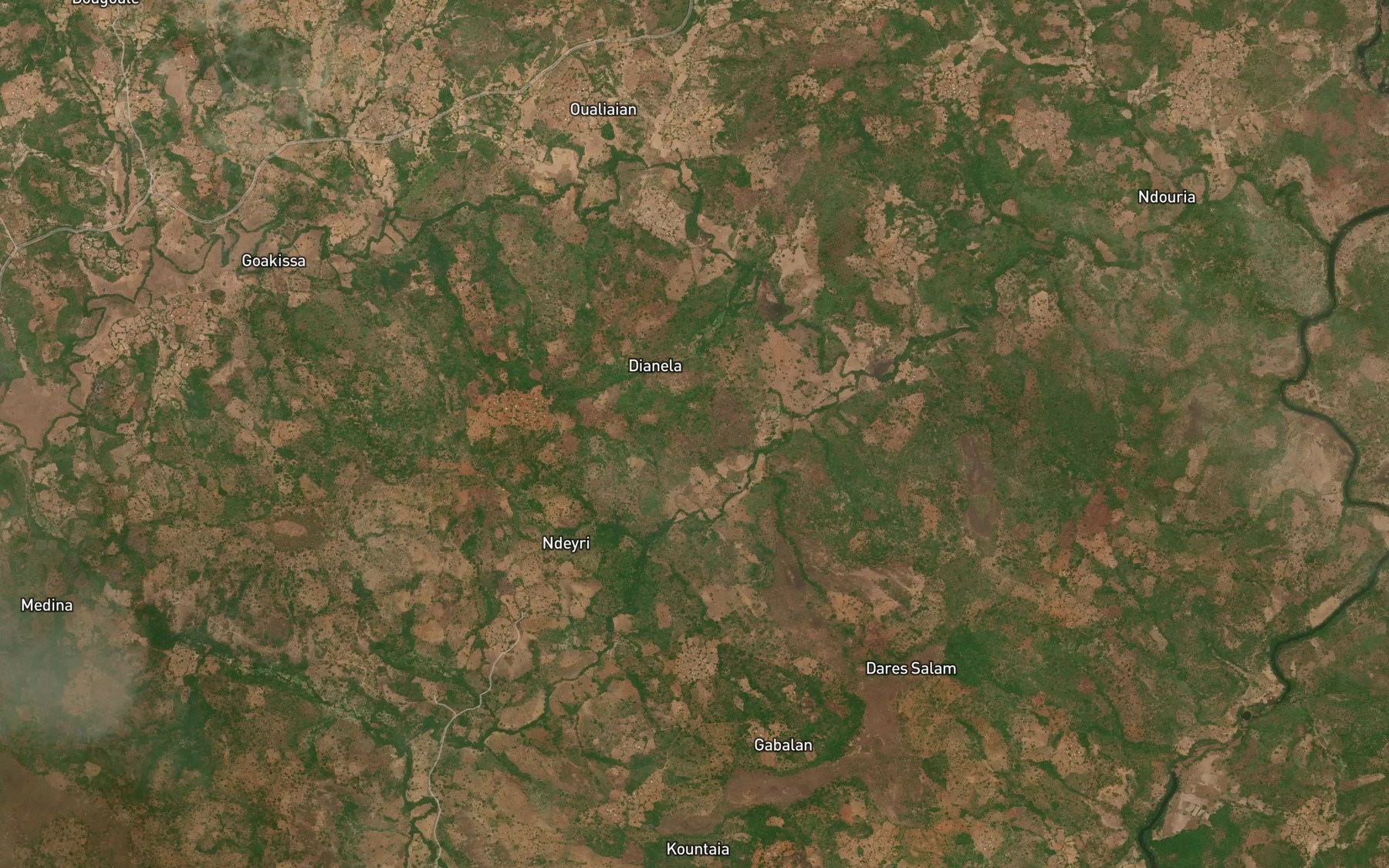 Satellite map of the Heriko