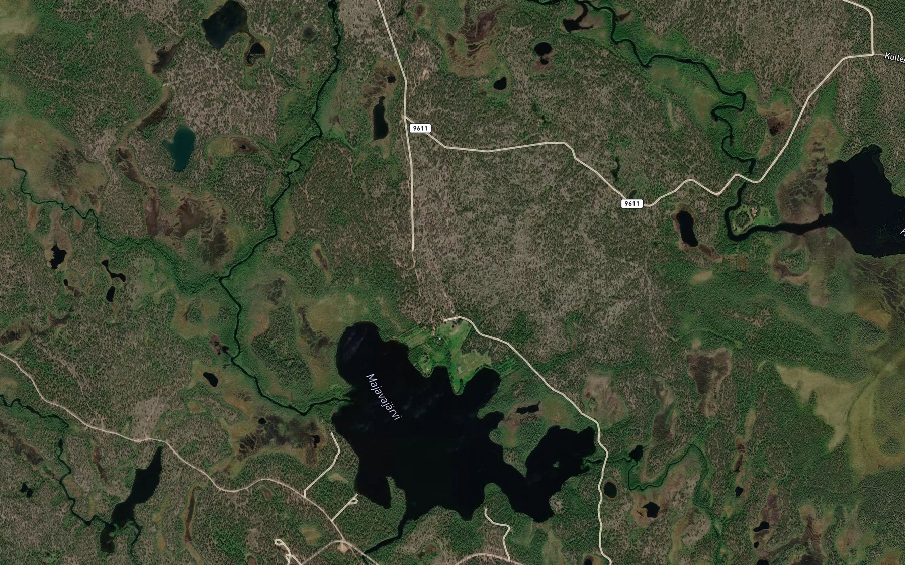 Satellite map of the Majavalampi