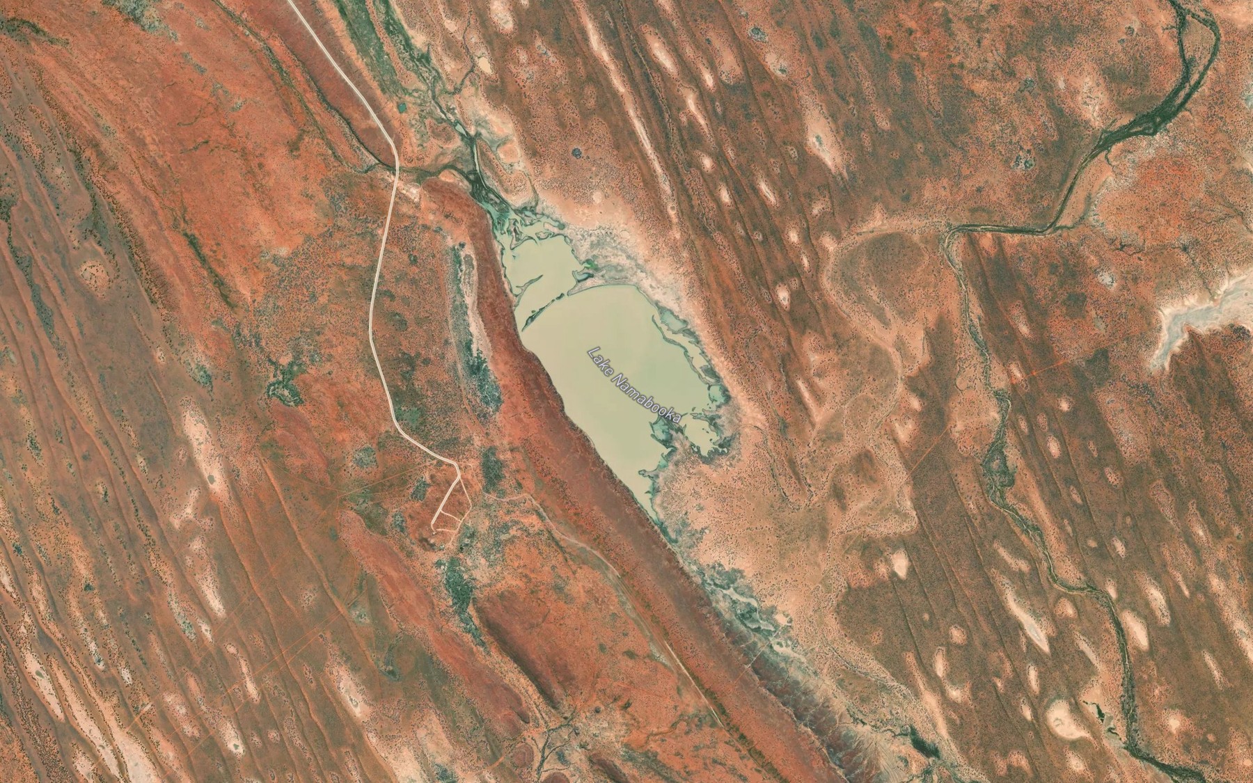 Satellite map of the Lake Namabooka