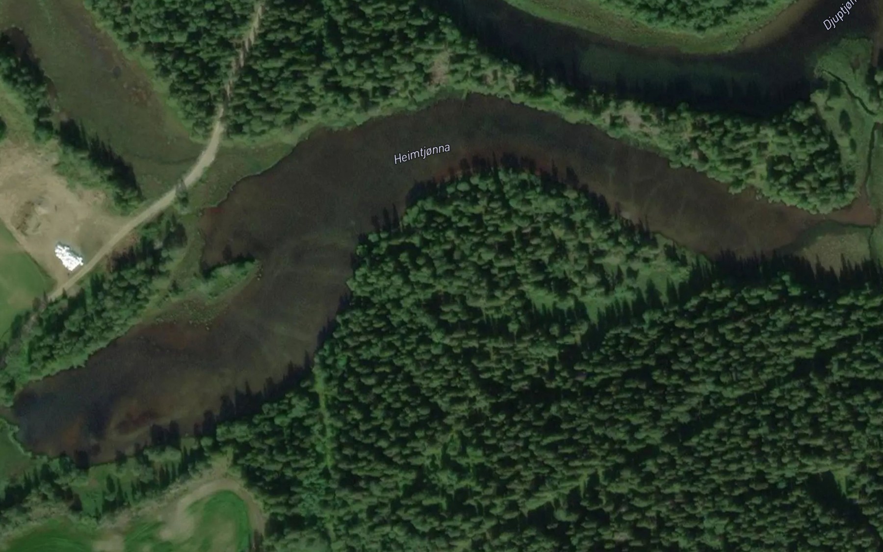 Satellite map of the Heimtjonna