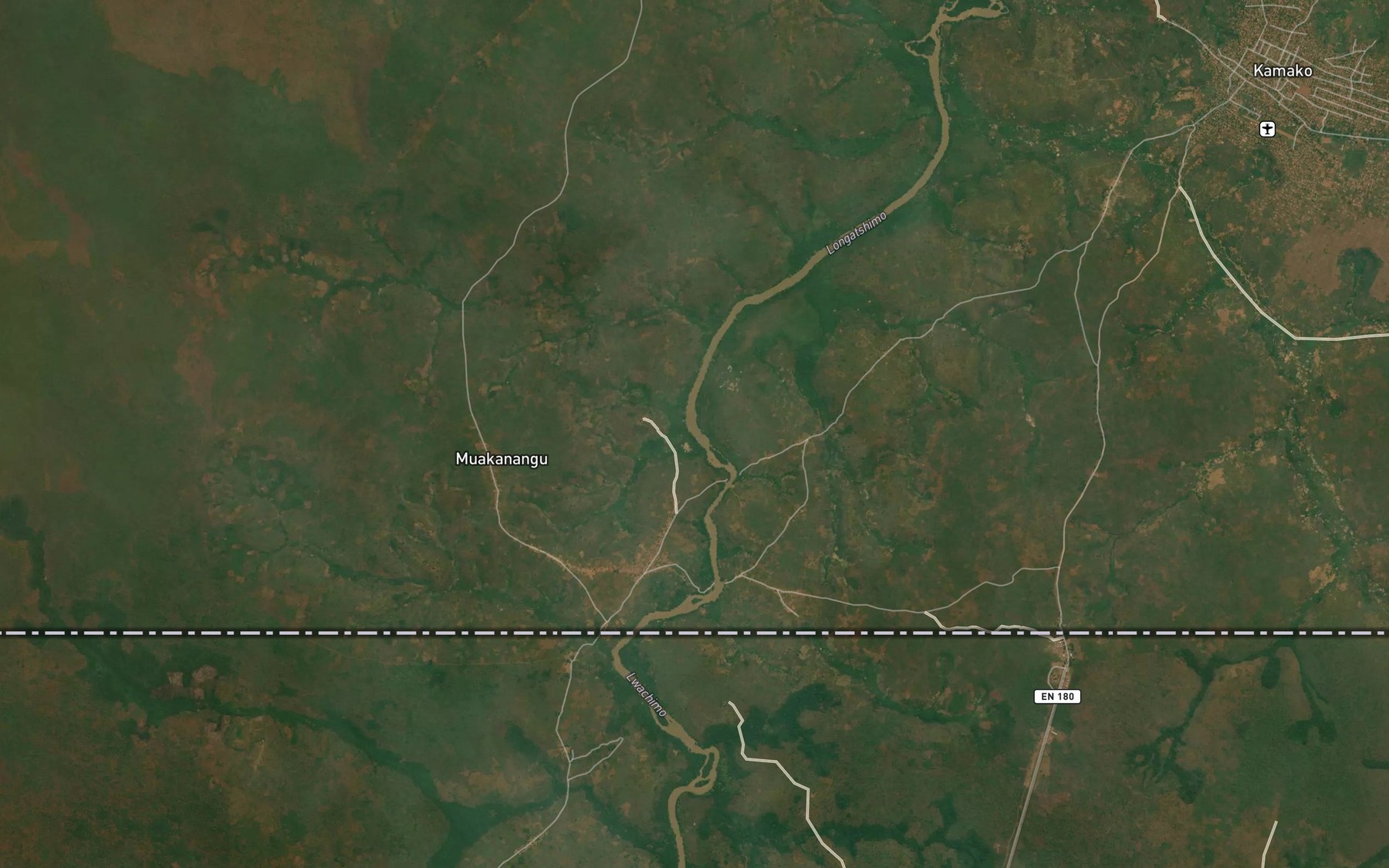 Satellite map of the Kangalungu