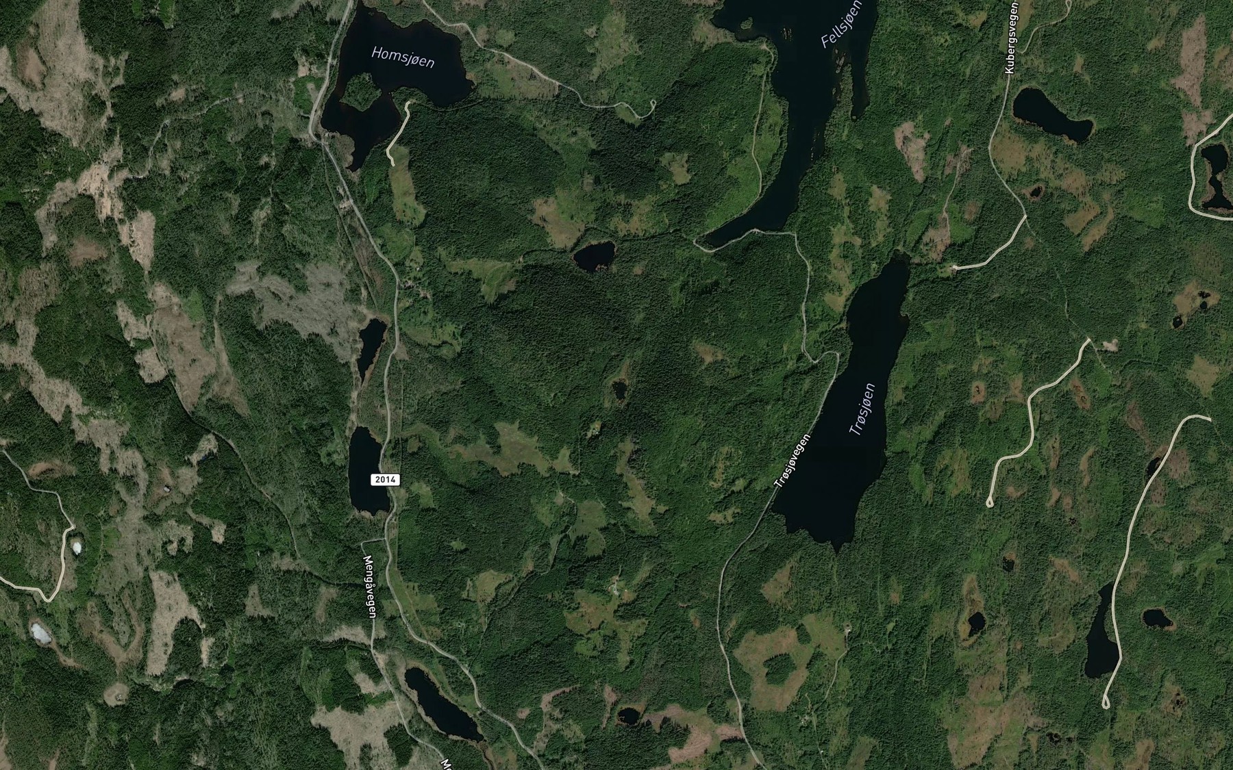 Satellite map of the Solvtjern
