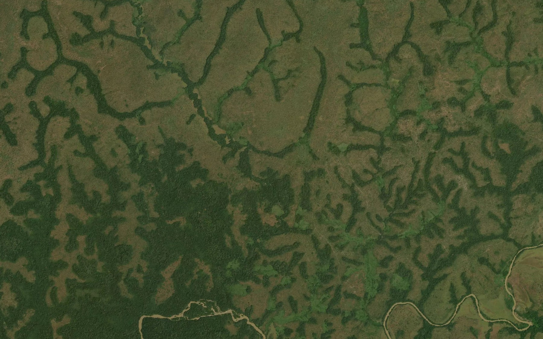 Satellite map of the Yara