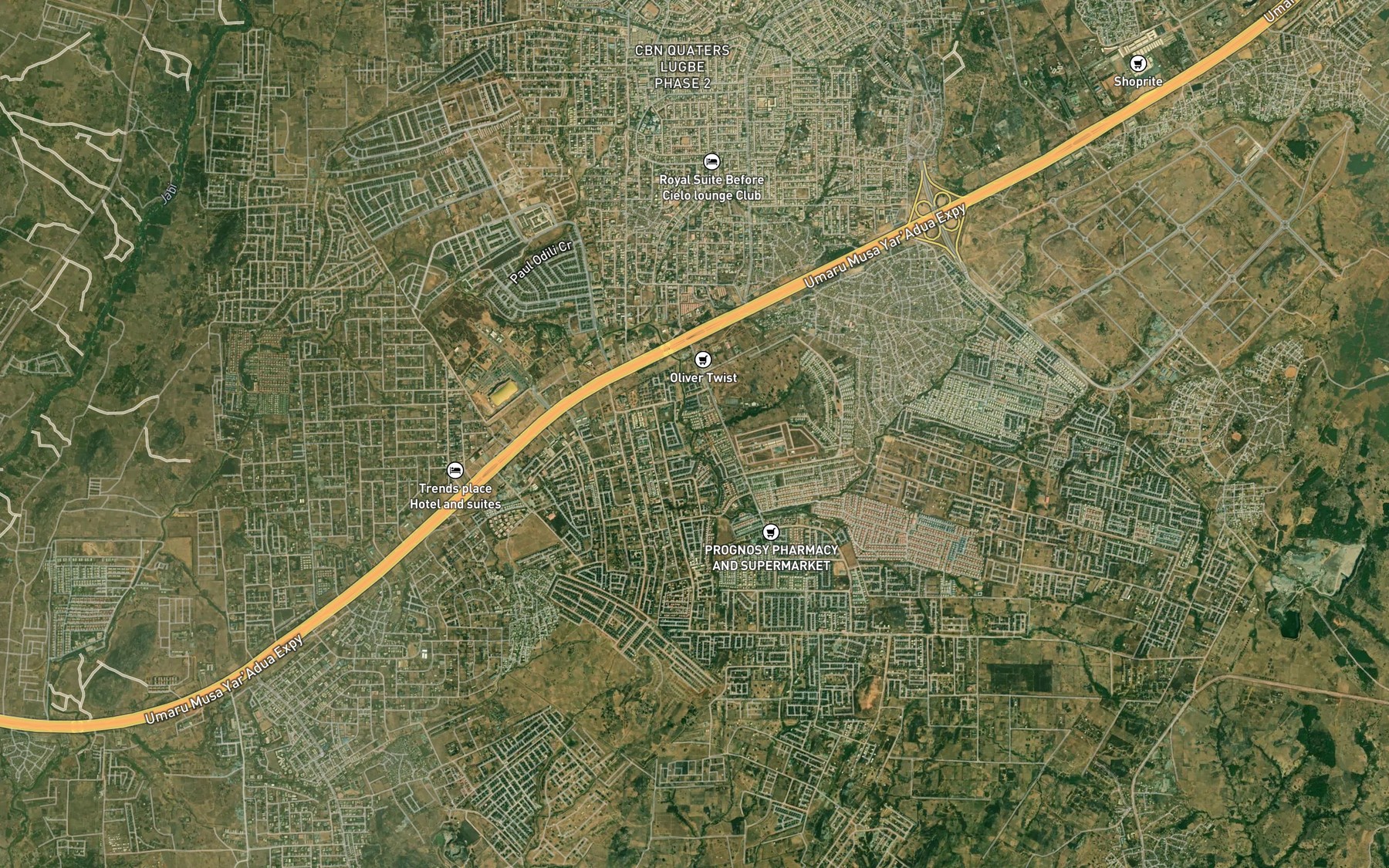 Satellite map of the KejuStream