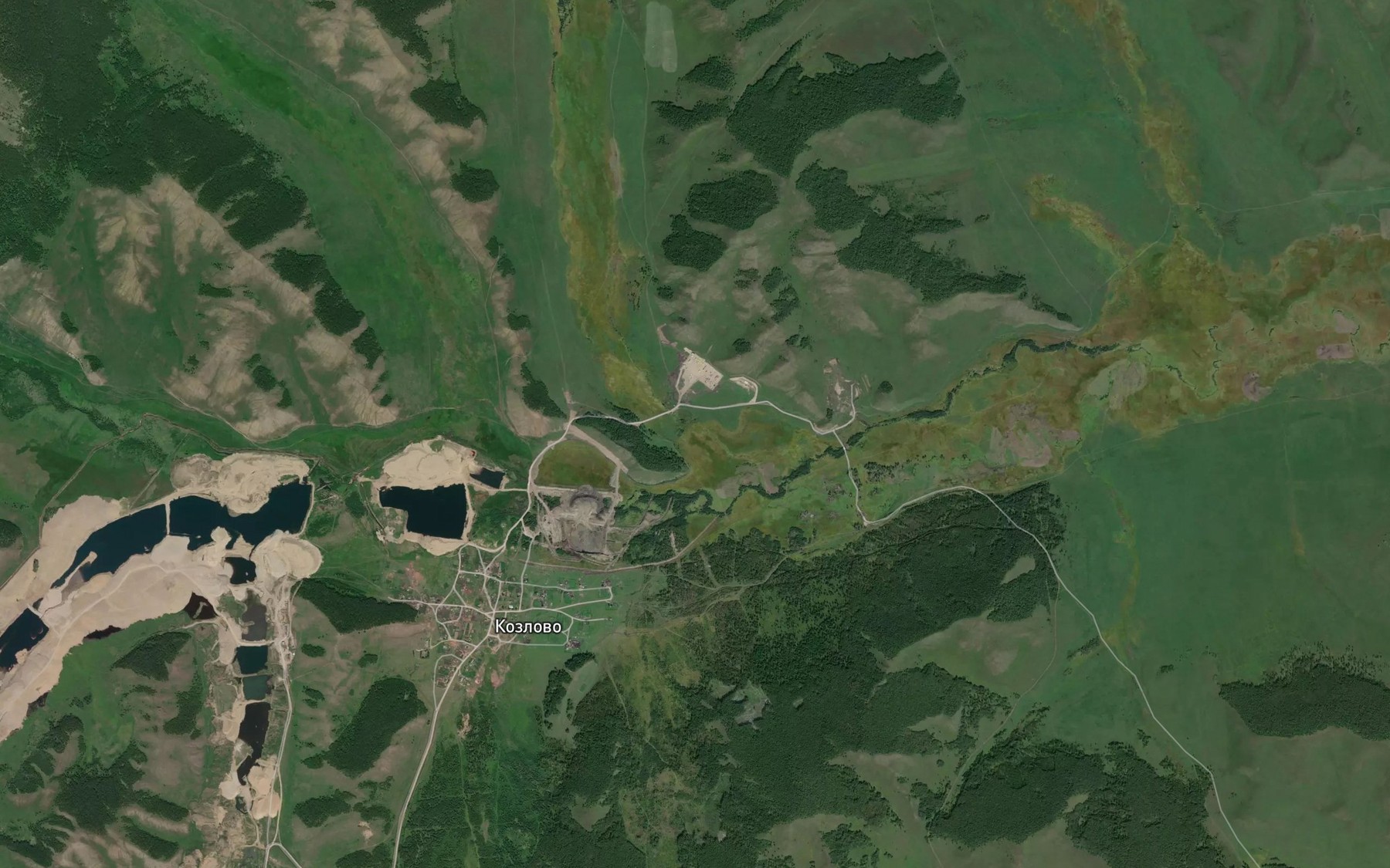 Satellite map of the Shiviya