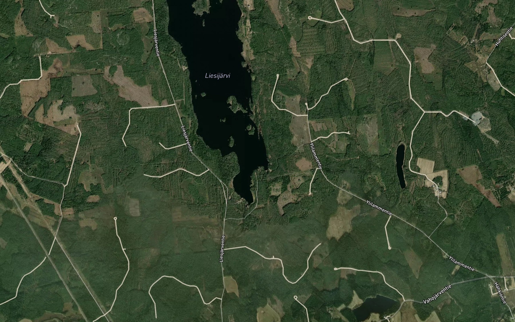 Satellite map of the Talhaanlahti