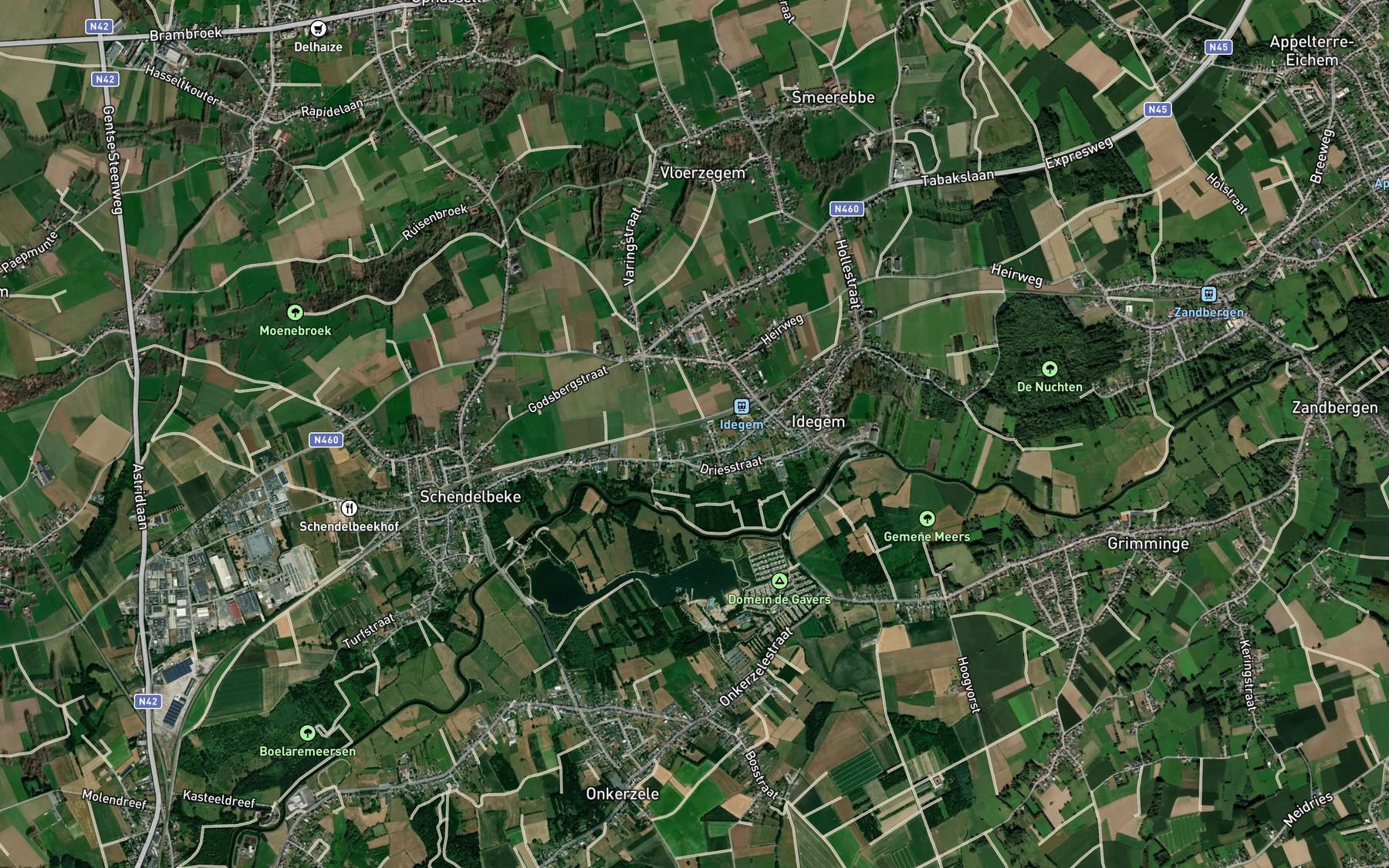 Satellite map of the Ophasseltbeek