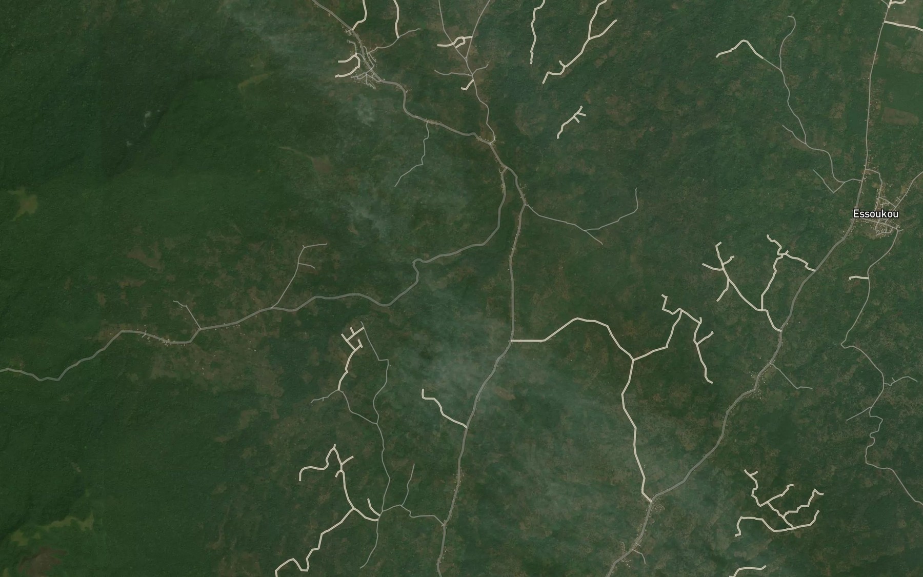 Satellite map of the Kela