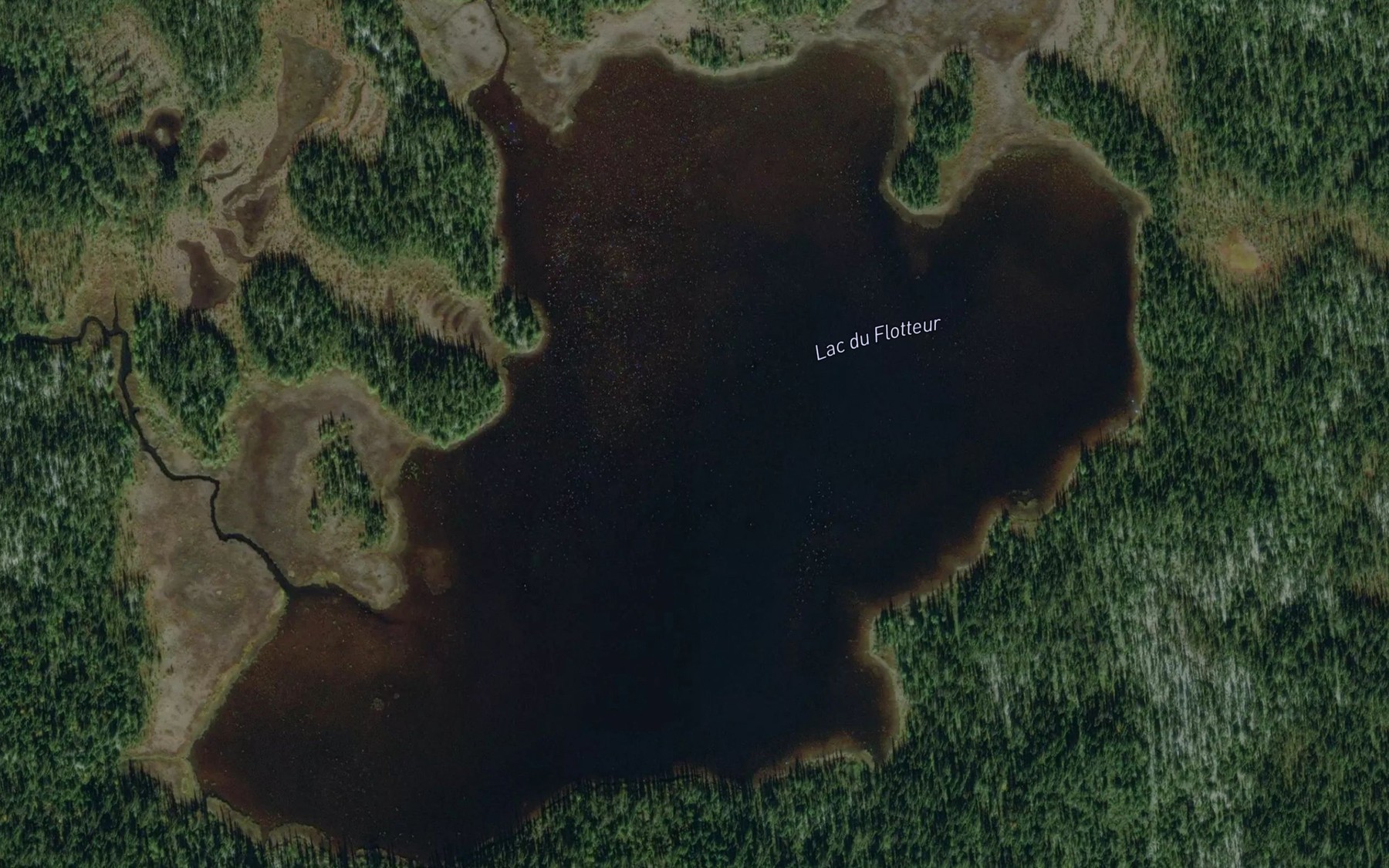 Satellite map of the Lac du Flotteur