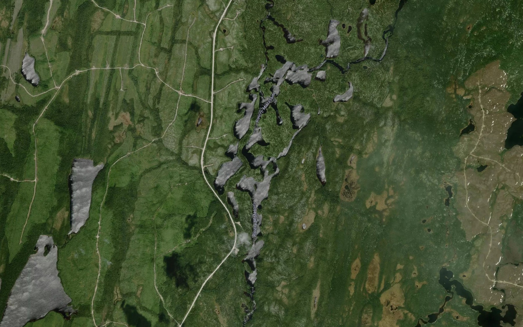 Satellite map of the Lac des Passes