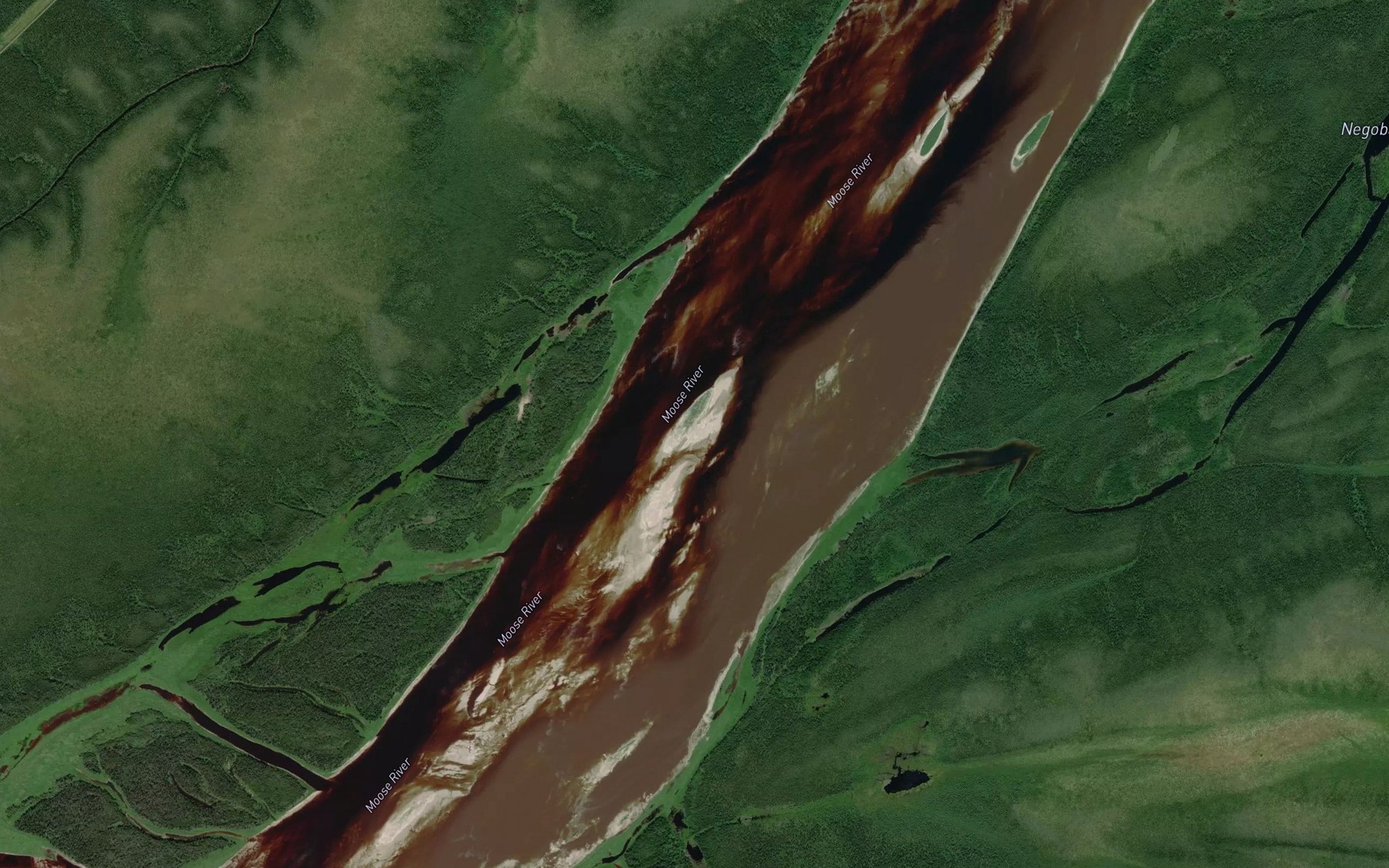Satellite map of the Neskochiyashi Bay