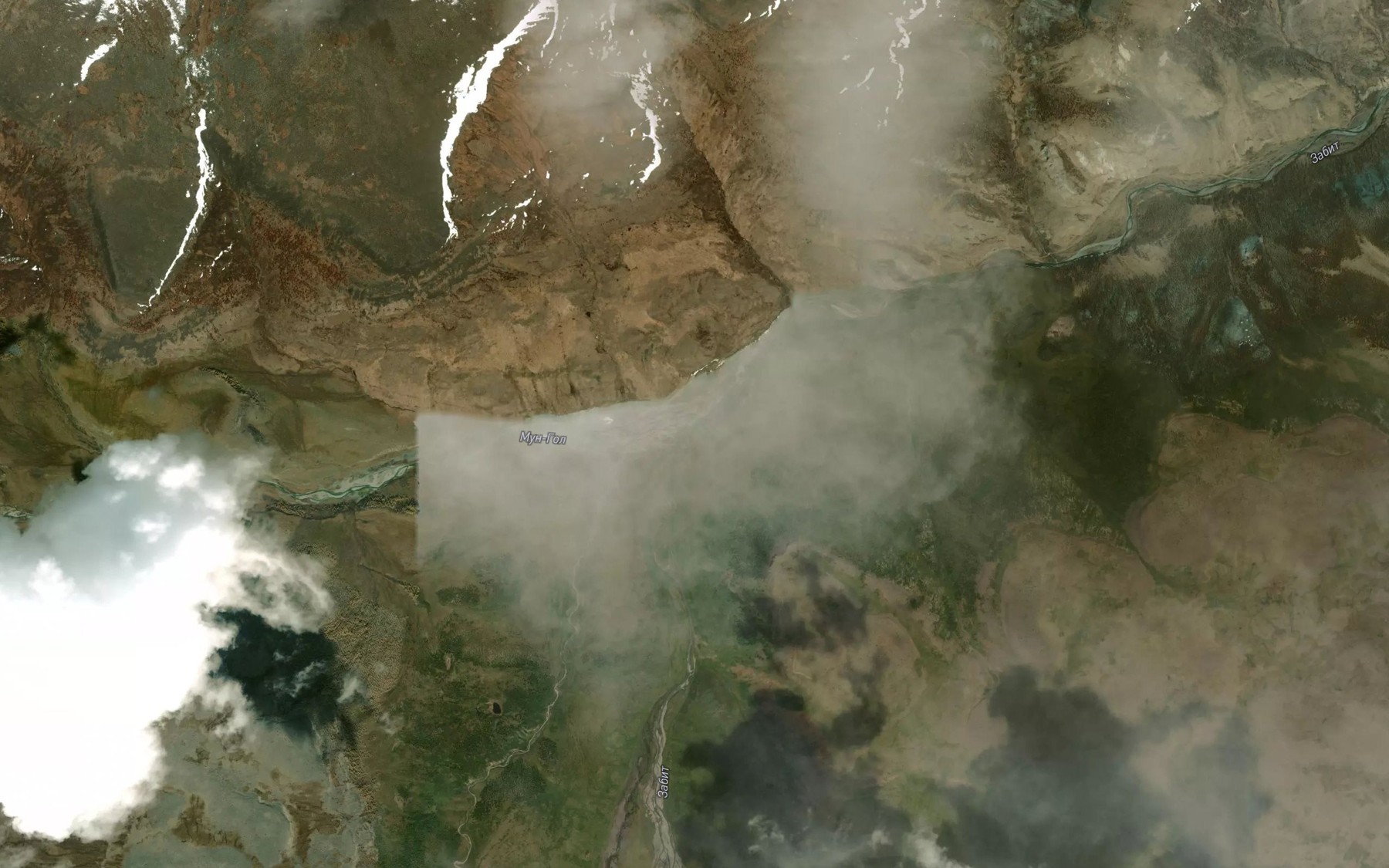 Satellite map of the Mun-Gol