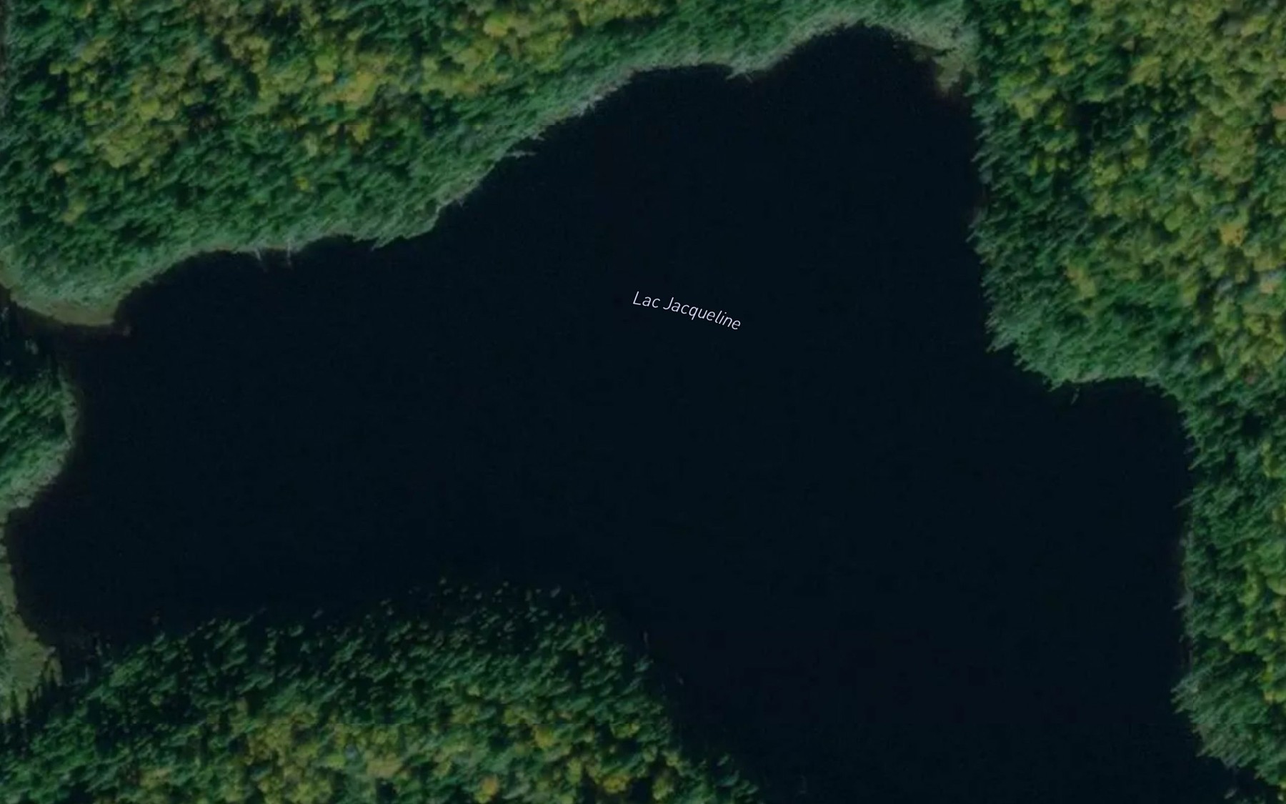 Satellite map of the Lac Jacqueline