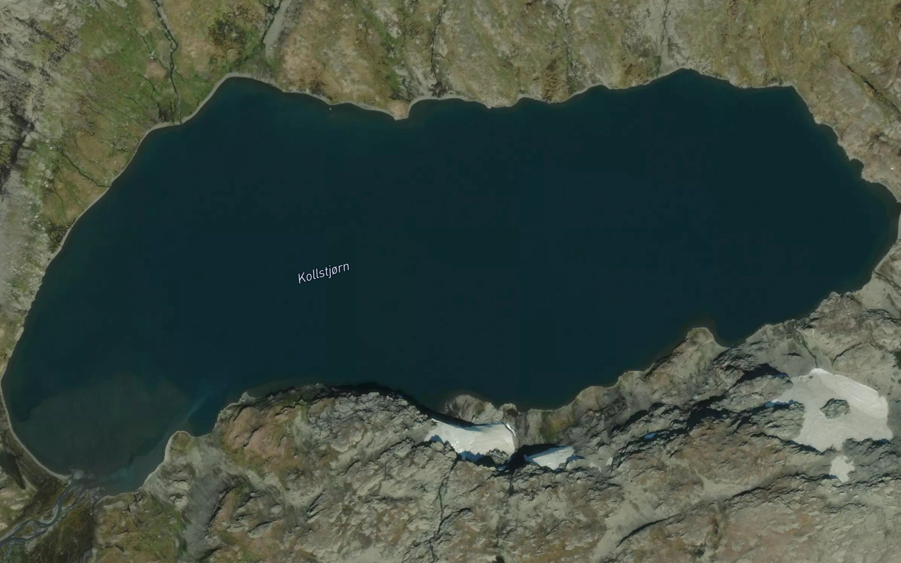 Satellite map of the Kollstjorn