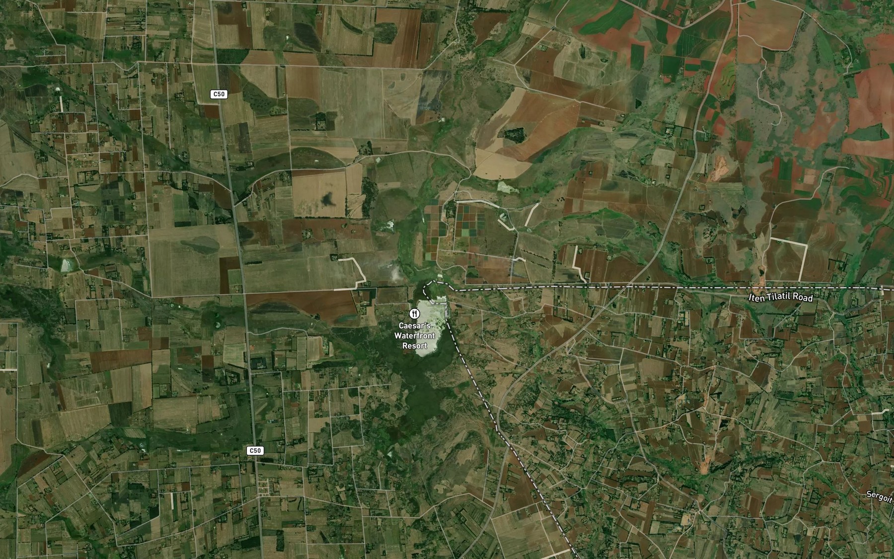 Satellite map of the Katalir
