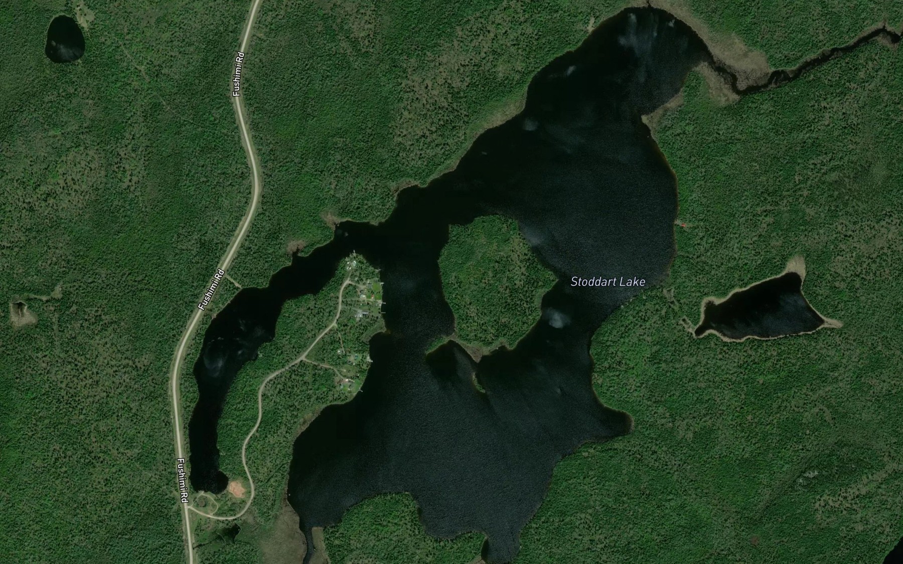 Satellite map of the Gosselin's Bay