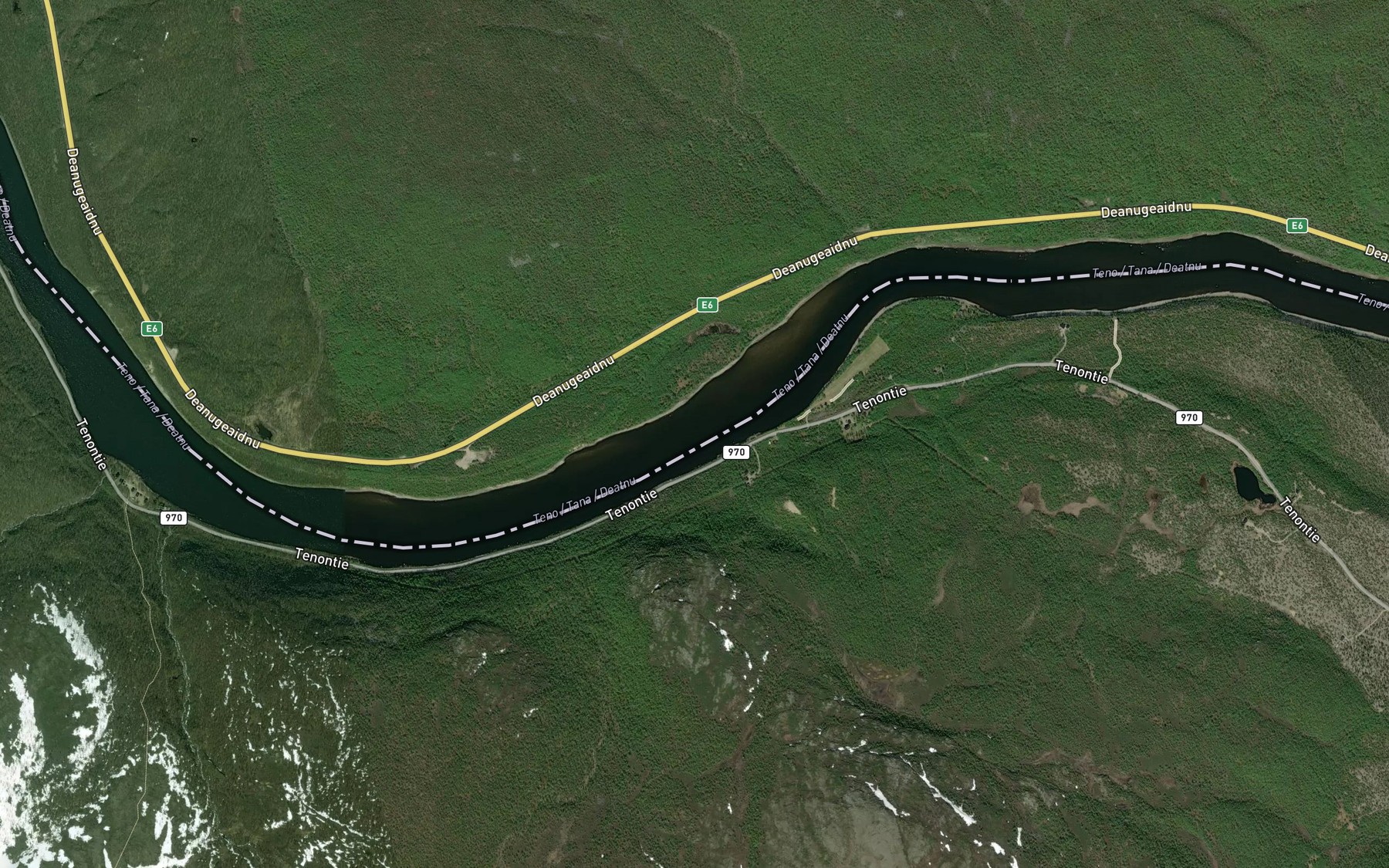 Satellite map of the Gorzanfavli