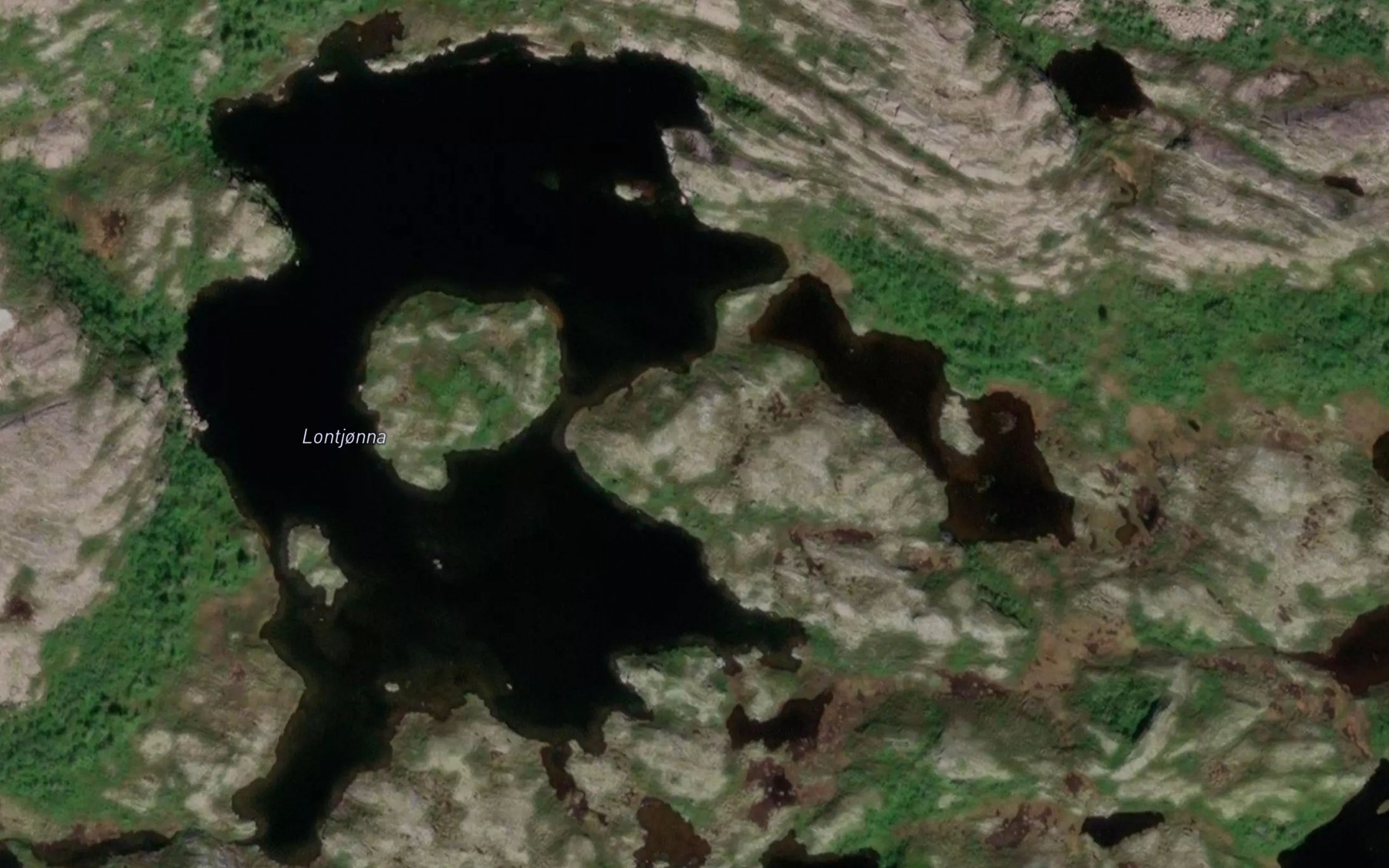 Satellite map of the Lontjorna