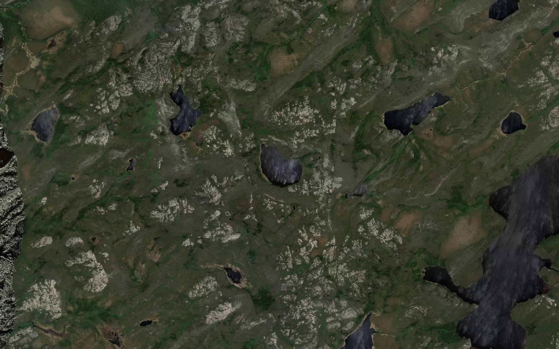 Satellite map of the Lac Kachimunamewanuch
