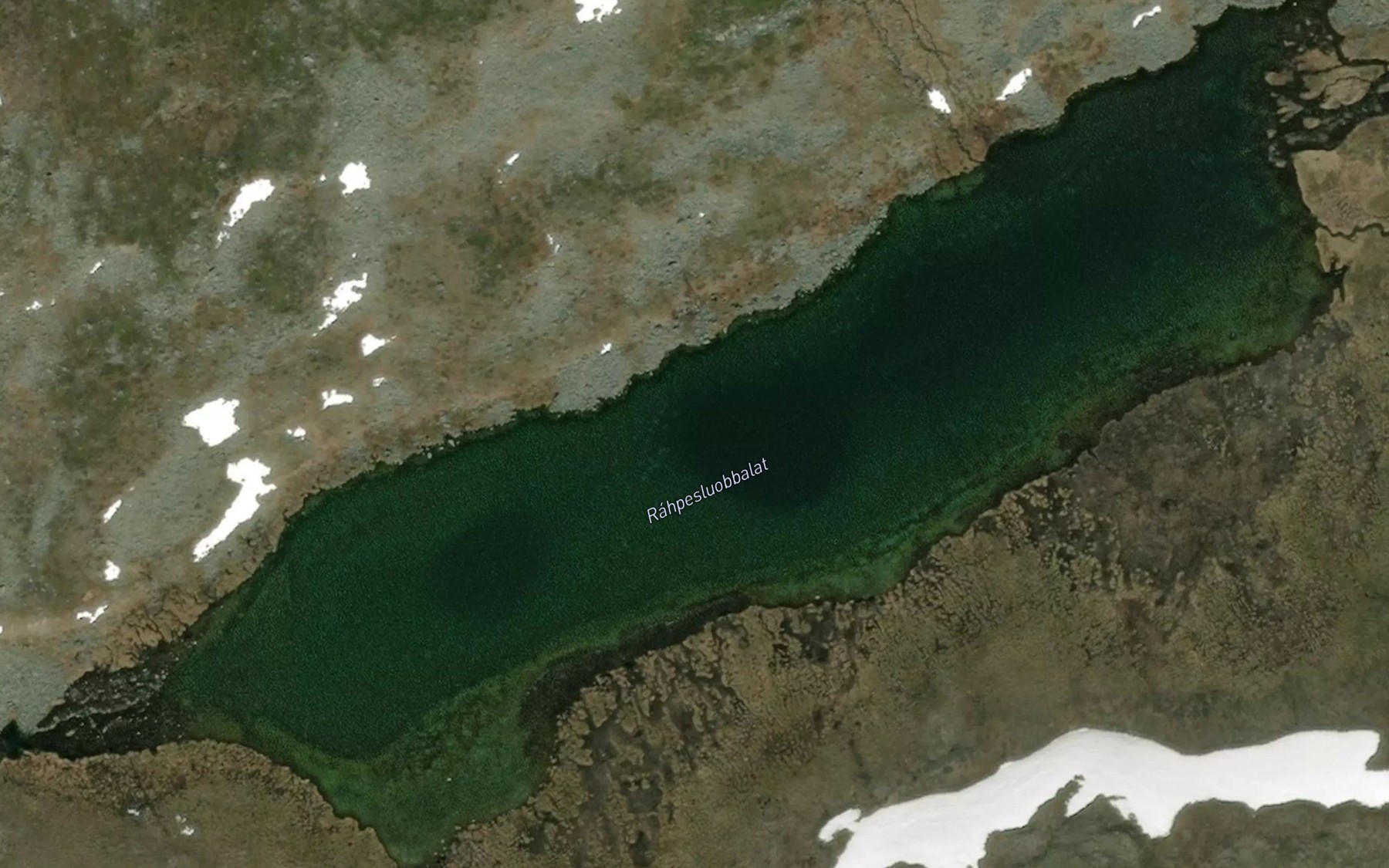 Satellite map of the Rappesluobbalat