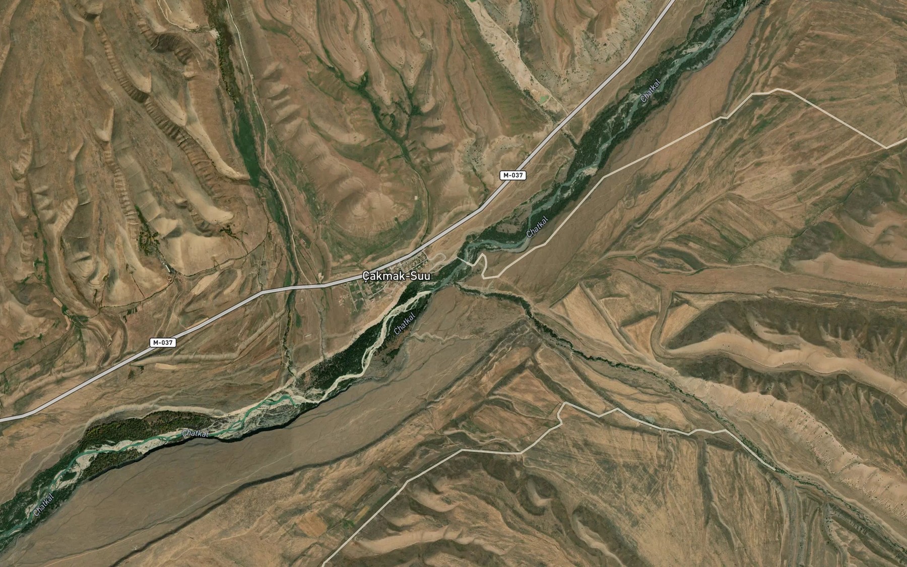 Satellite map of the Ayuu-Chacha