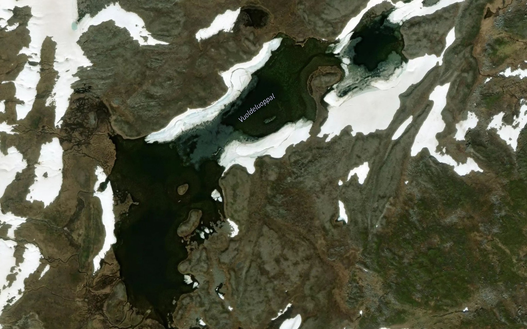 Satellite map of the Vuoldeluobbal