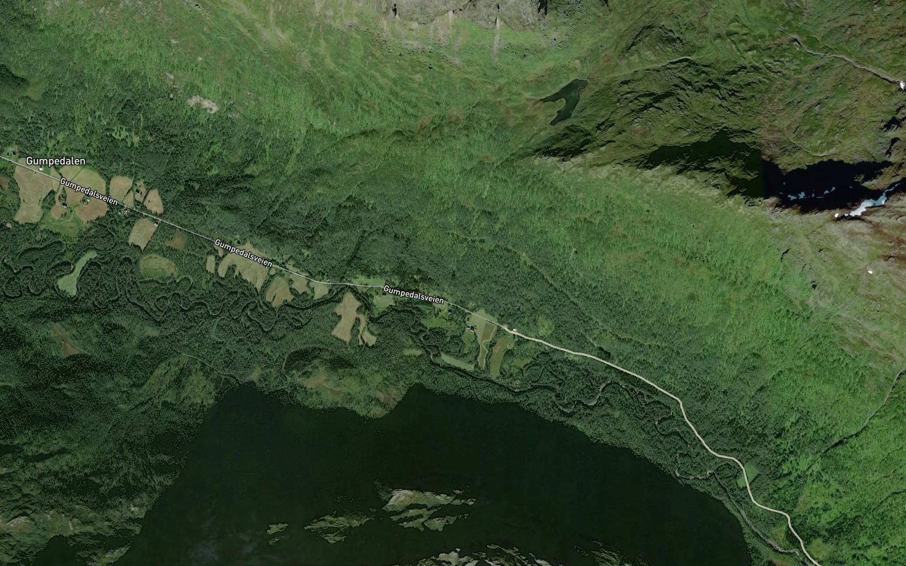 Satellite map of the Vassbekken