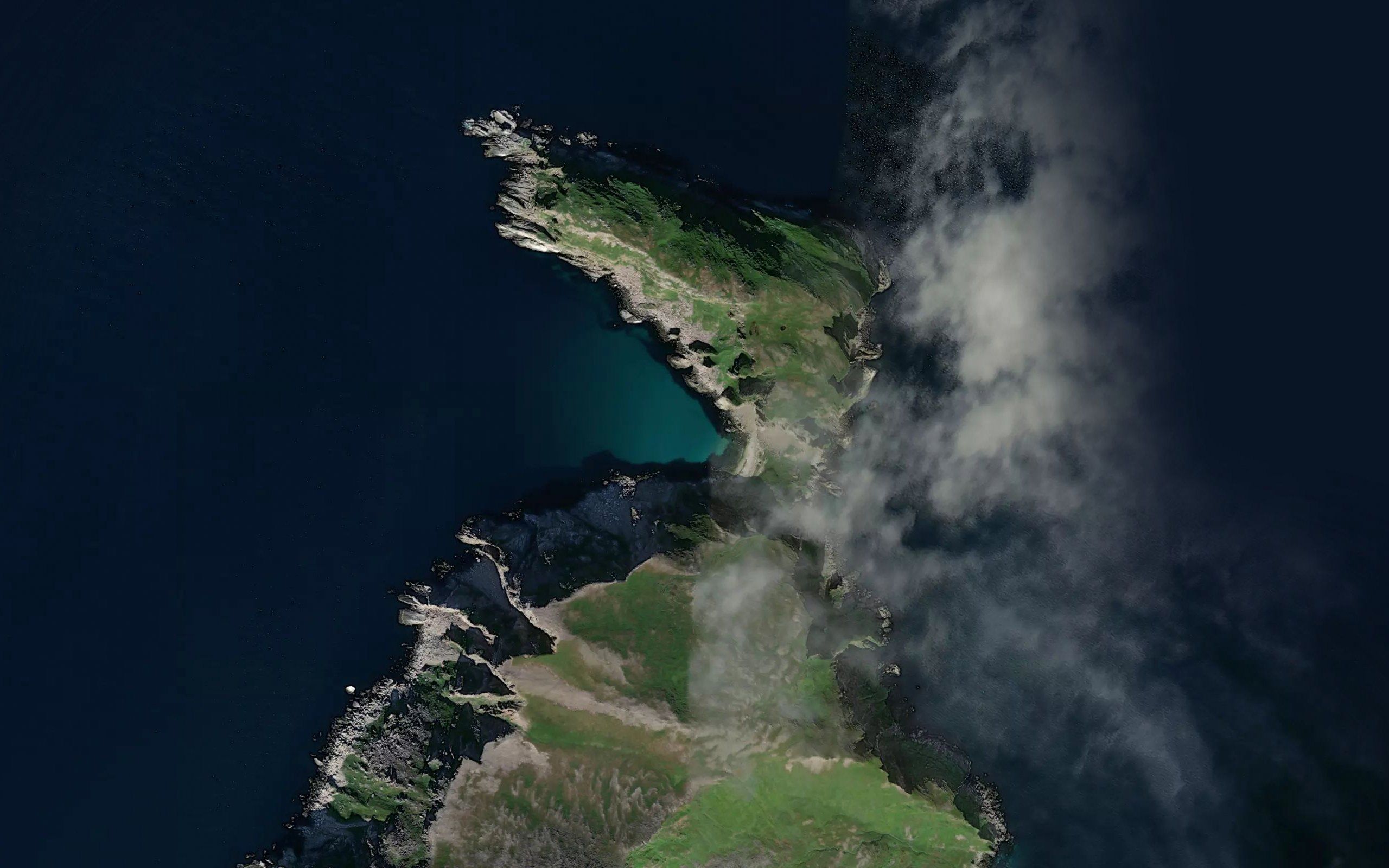 Steinskardbukta,vestre
