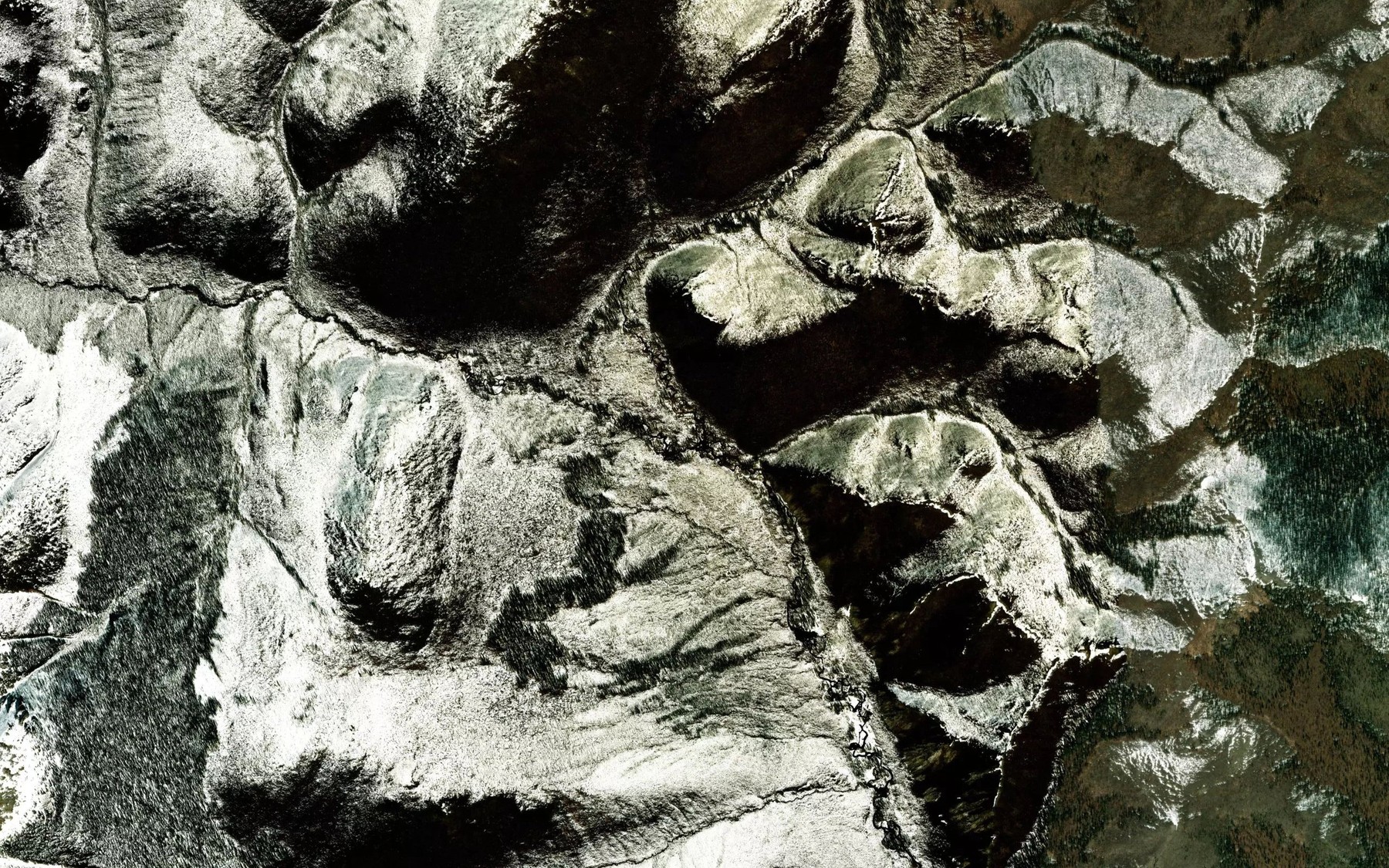Satellite map of the Figure Creek