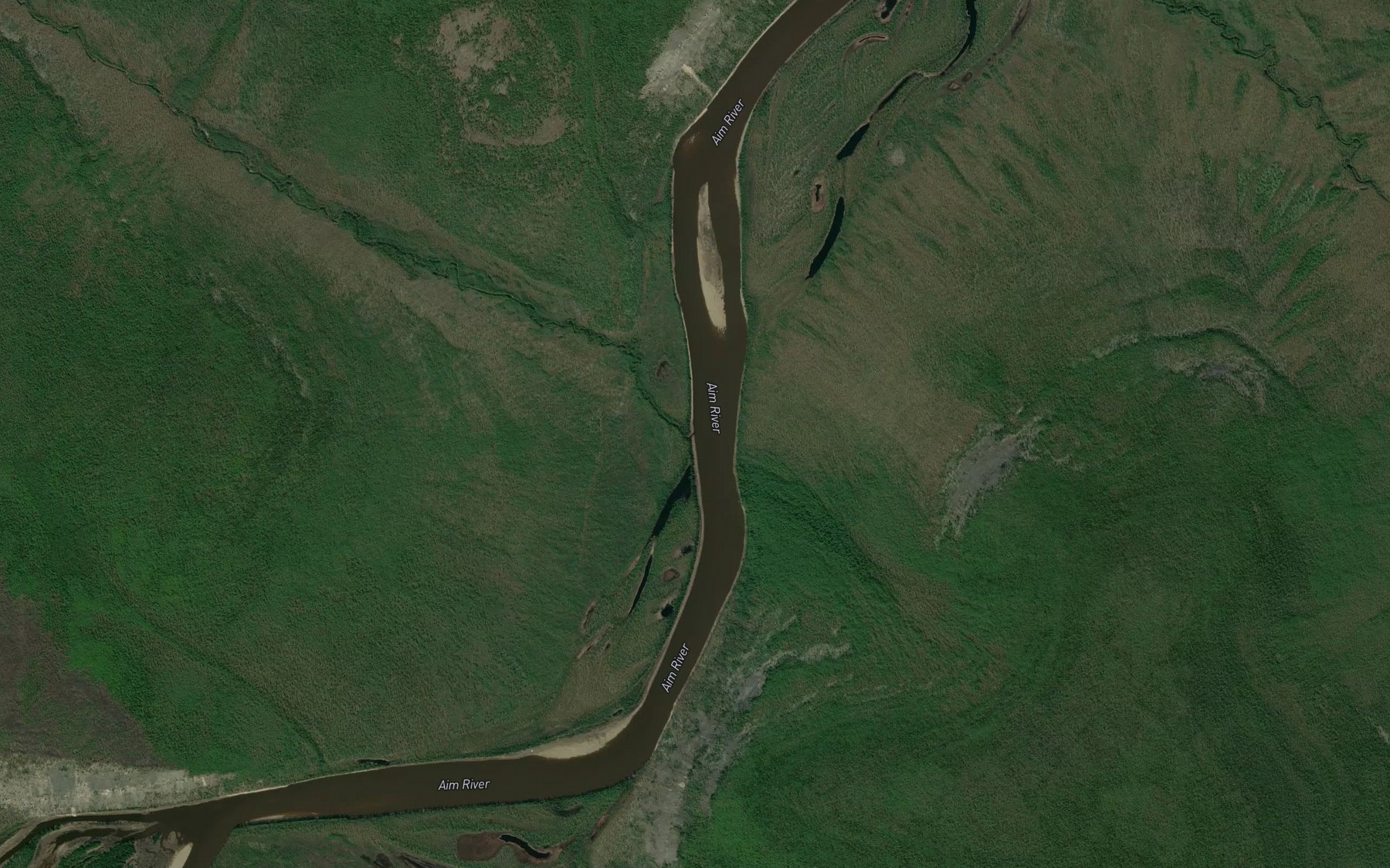 Satellite map of the Yratyya