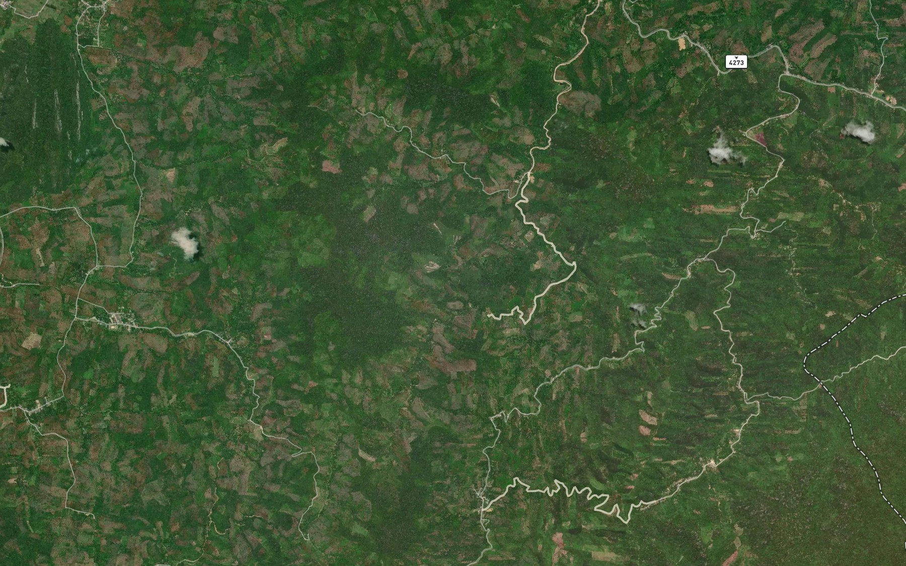 Satellite map of the Khlong Li Ching