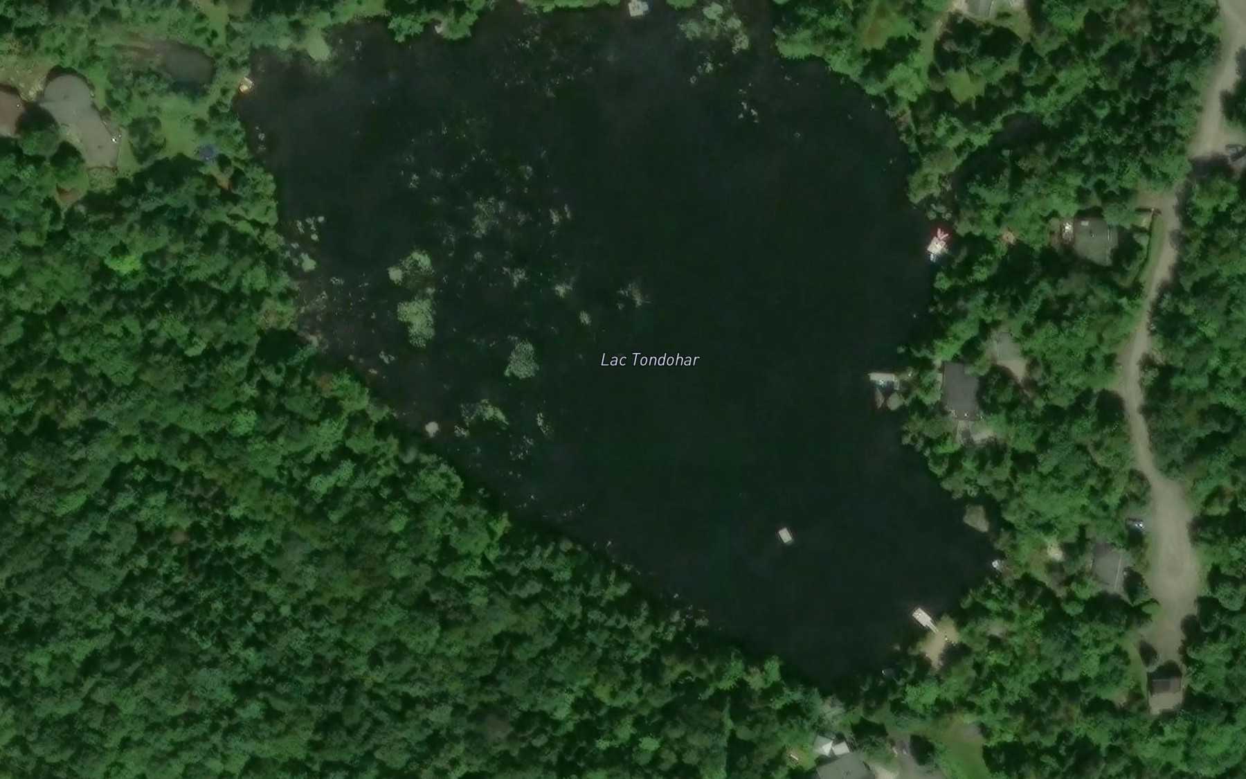 Satellite map of the Lac Tondohar