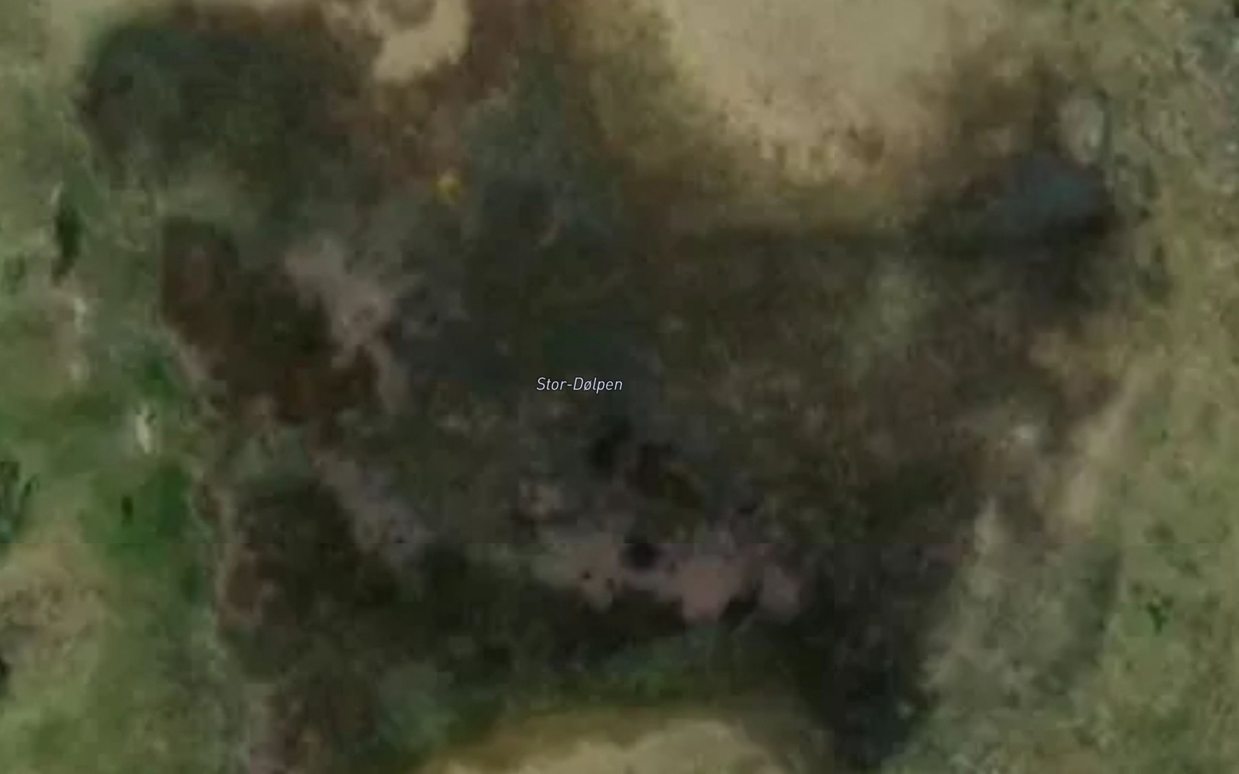 Satellite map of the Stor-Dolpen