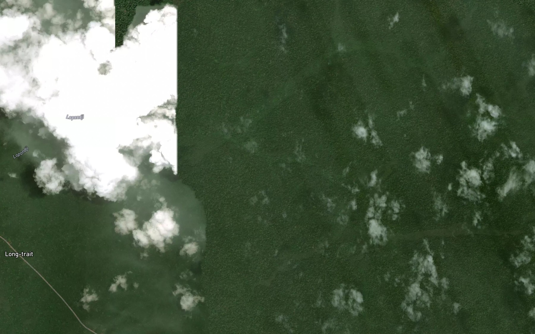 Satellite map of the Poto Poto