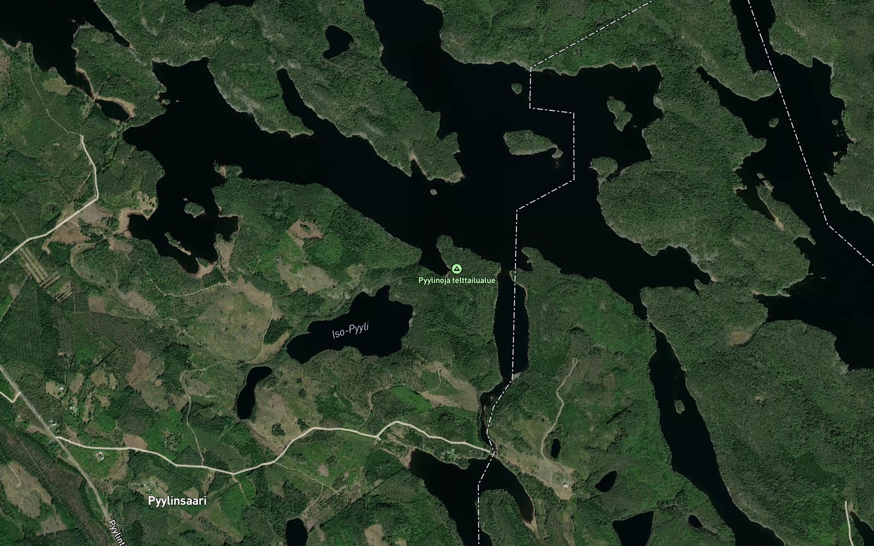 Satellite map of the Pyylijoki