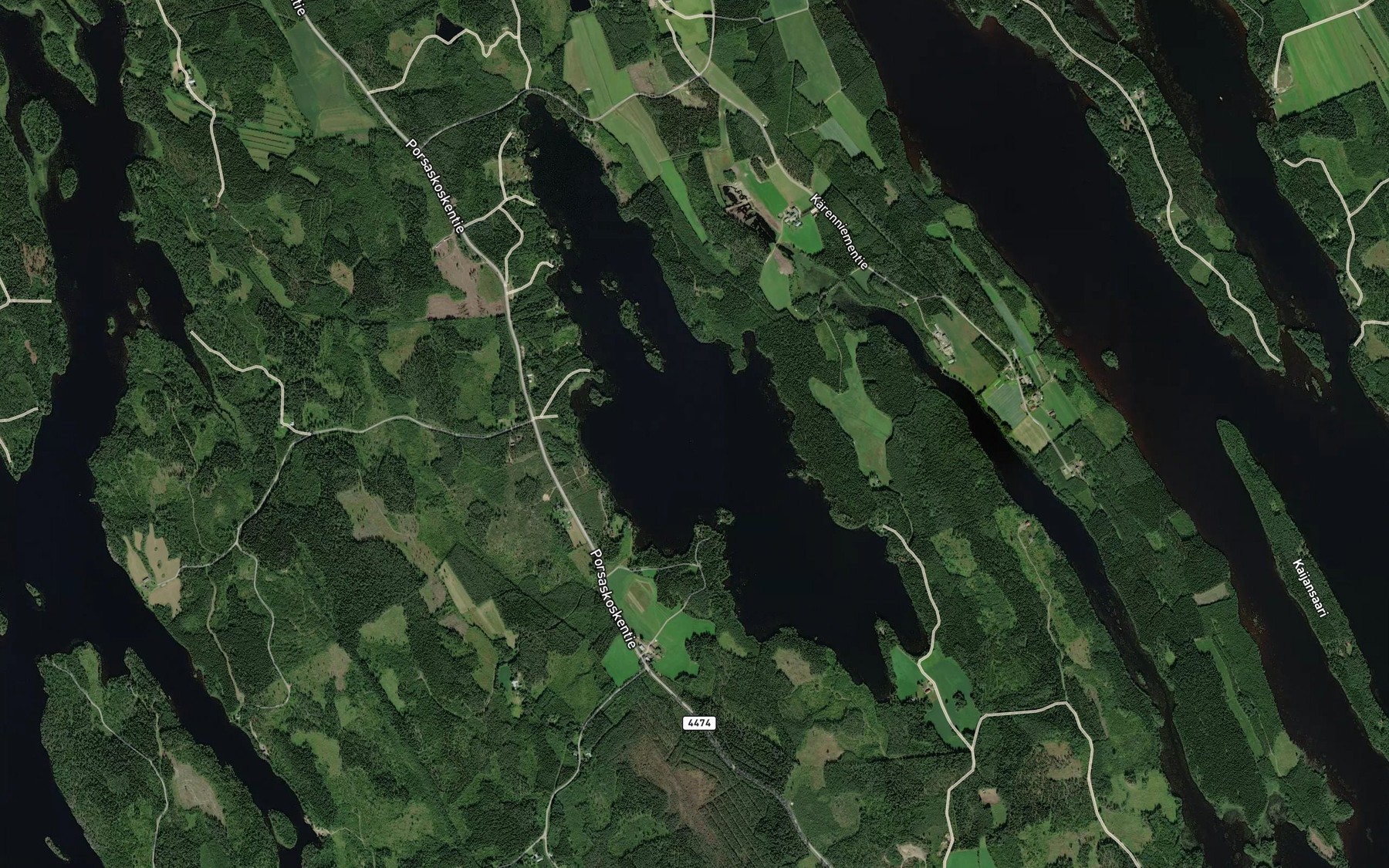 Satellite map of the Kaakonlampi