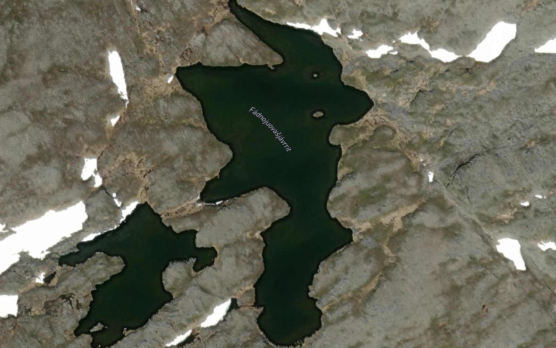 Satellite map of the Fadnujuovasjavrit