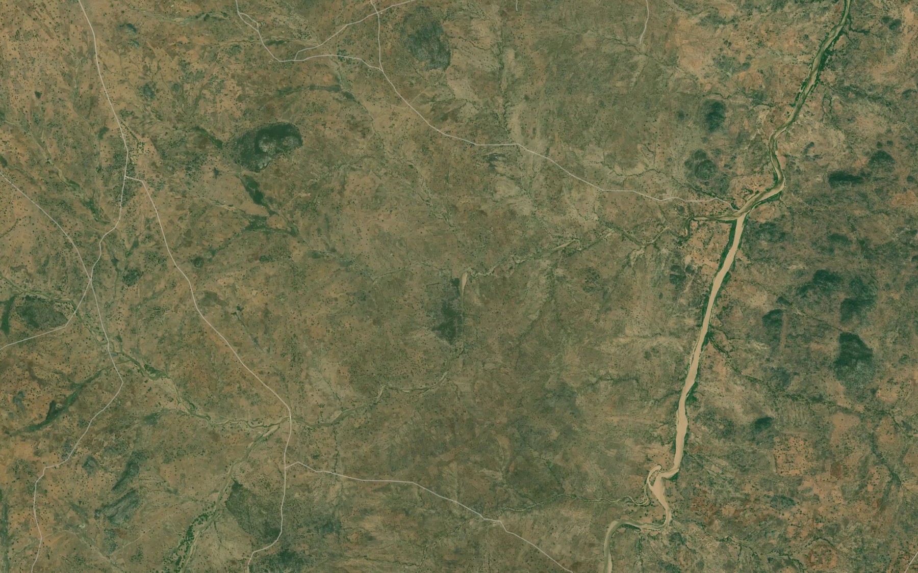 Satellite map of the River Hopinka