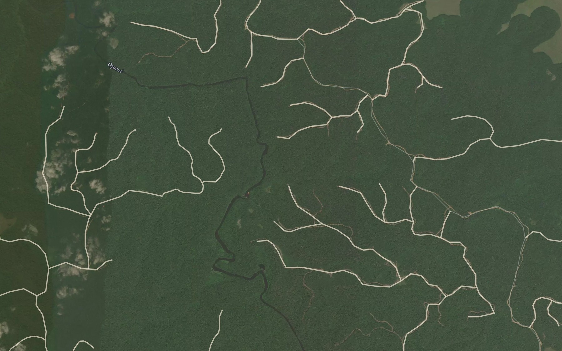 Satellite map of the Letali