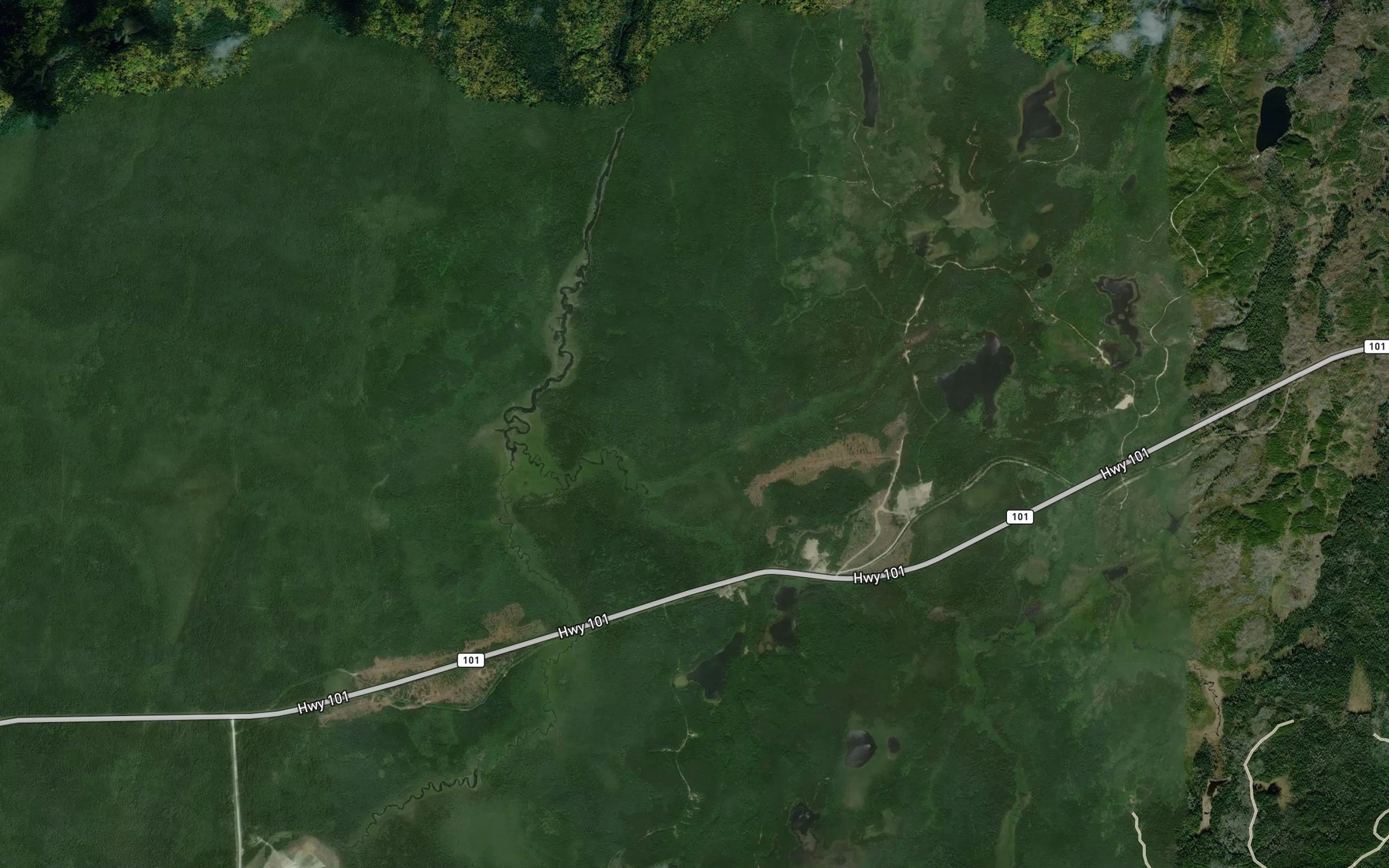 Satellite map of the North Storm Creek