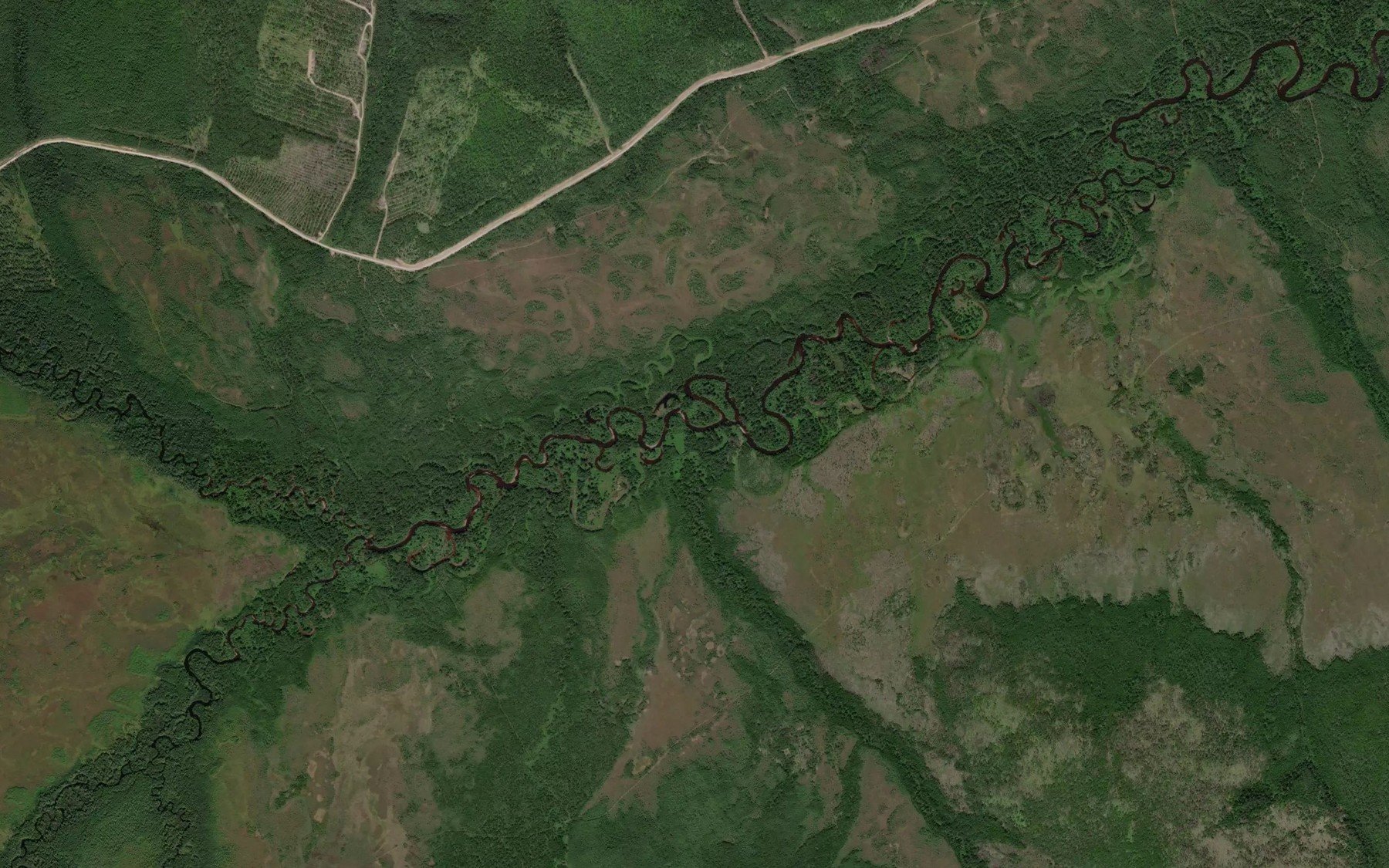 Satellite map of the Uglovoy