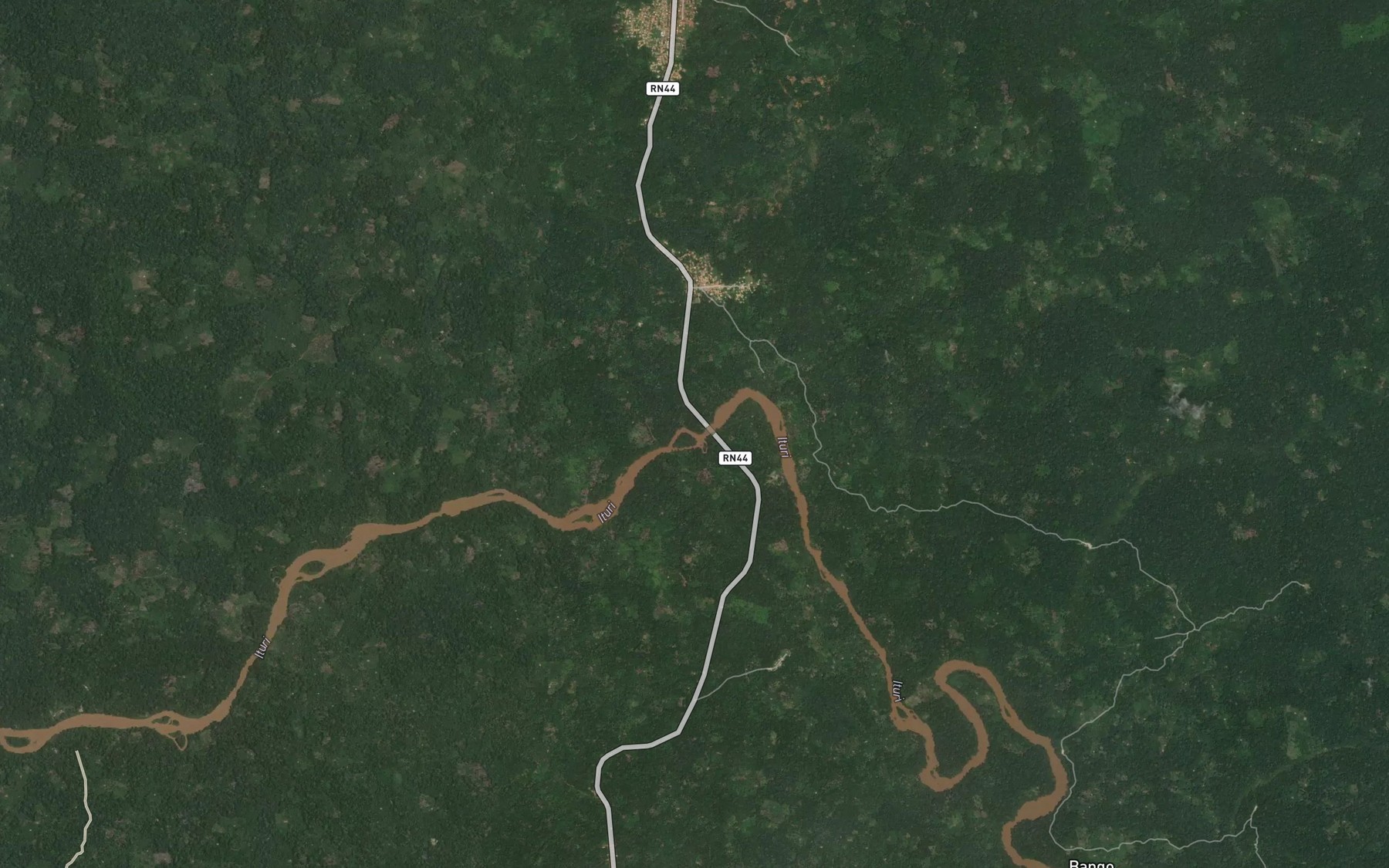 Satellite map of the Bango