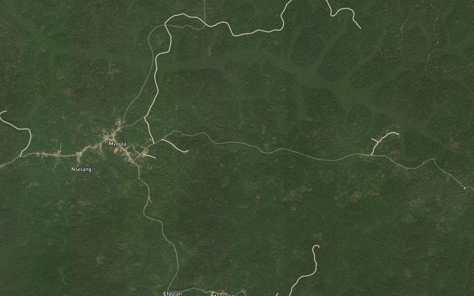 Satellite map of the Mebi